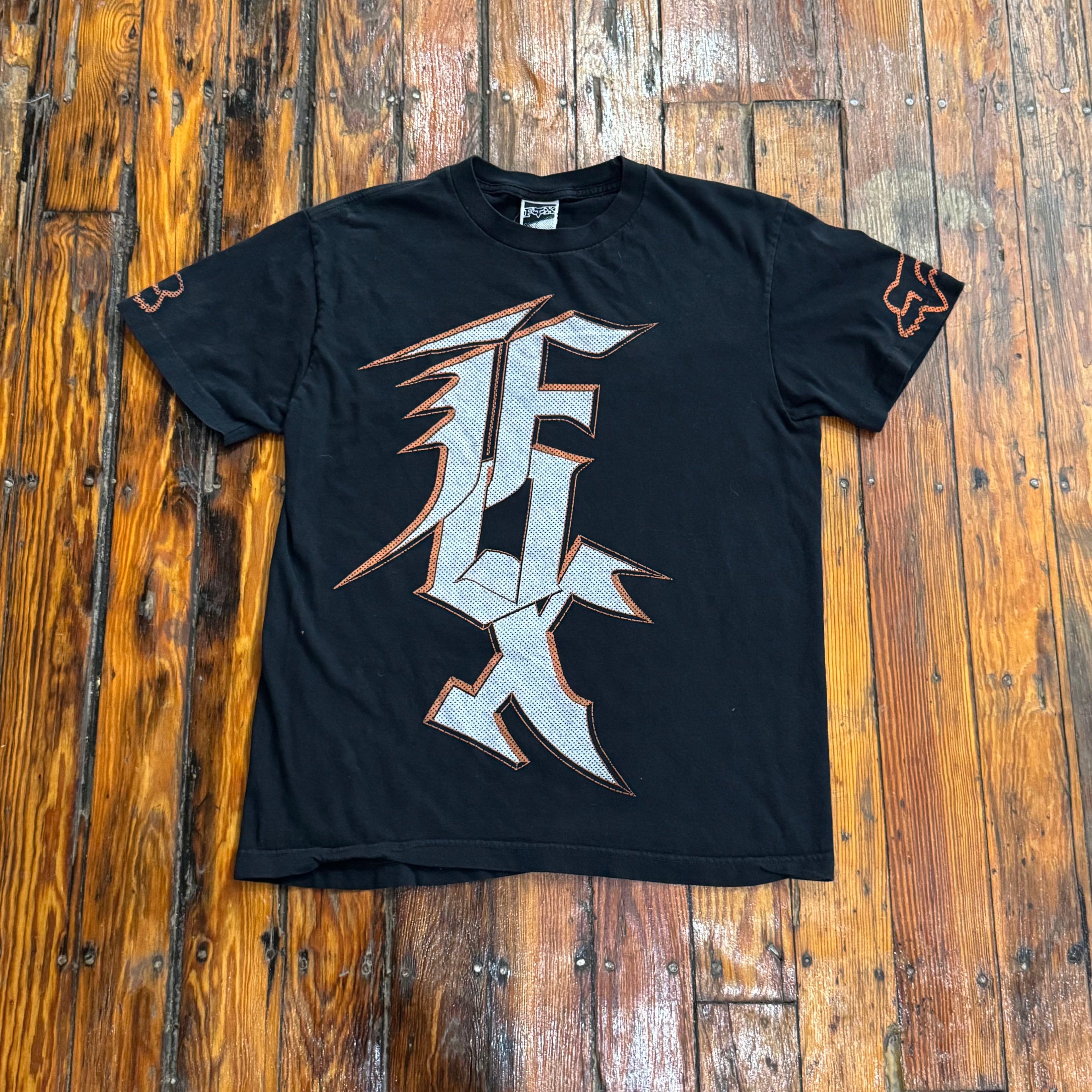 Y2K Fox Racing T-shirt Sz M