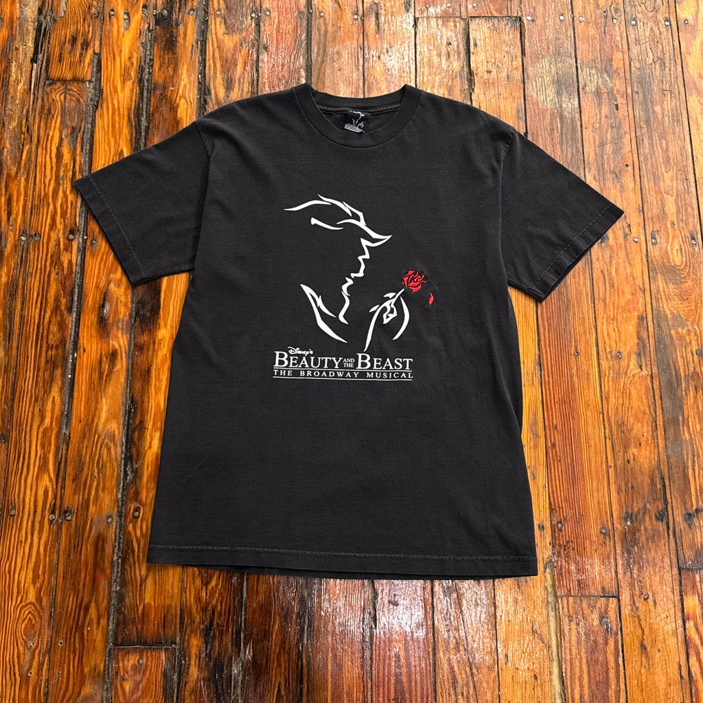 Vintage Beauty & The beast Musical T-shirt Sz L