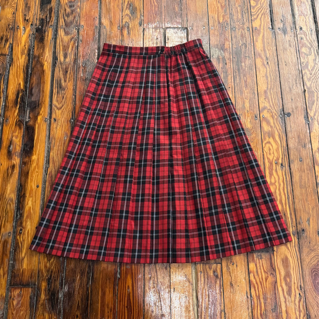 Vintage Plaid Requirements Skirt Sz 14