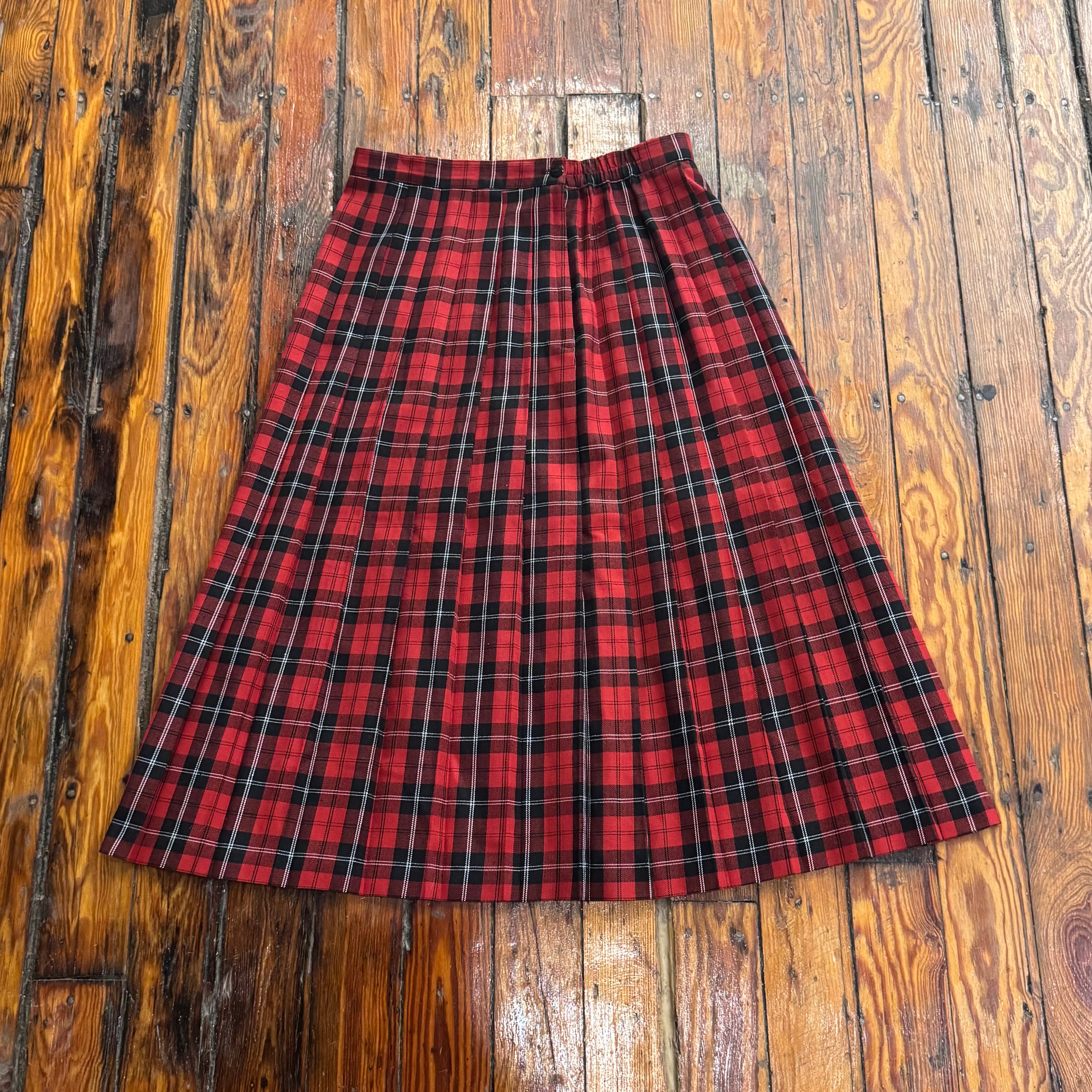 Vintage Plaid Requirements Skirt Sz 14