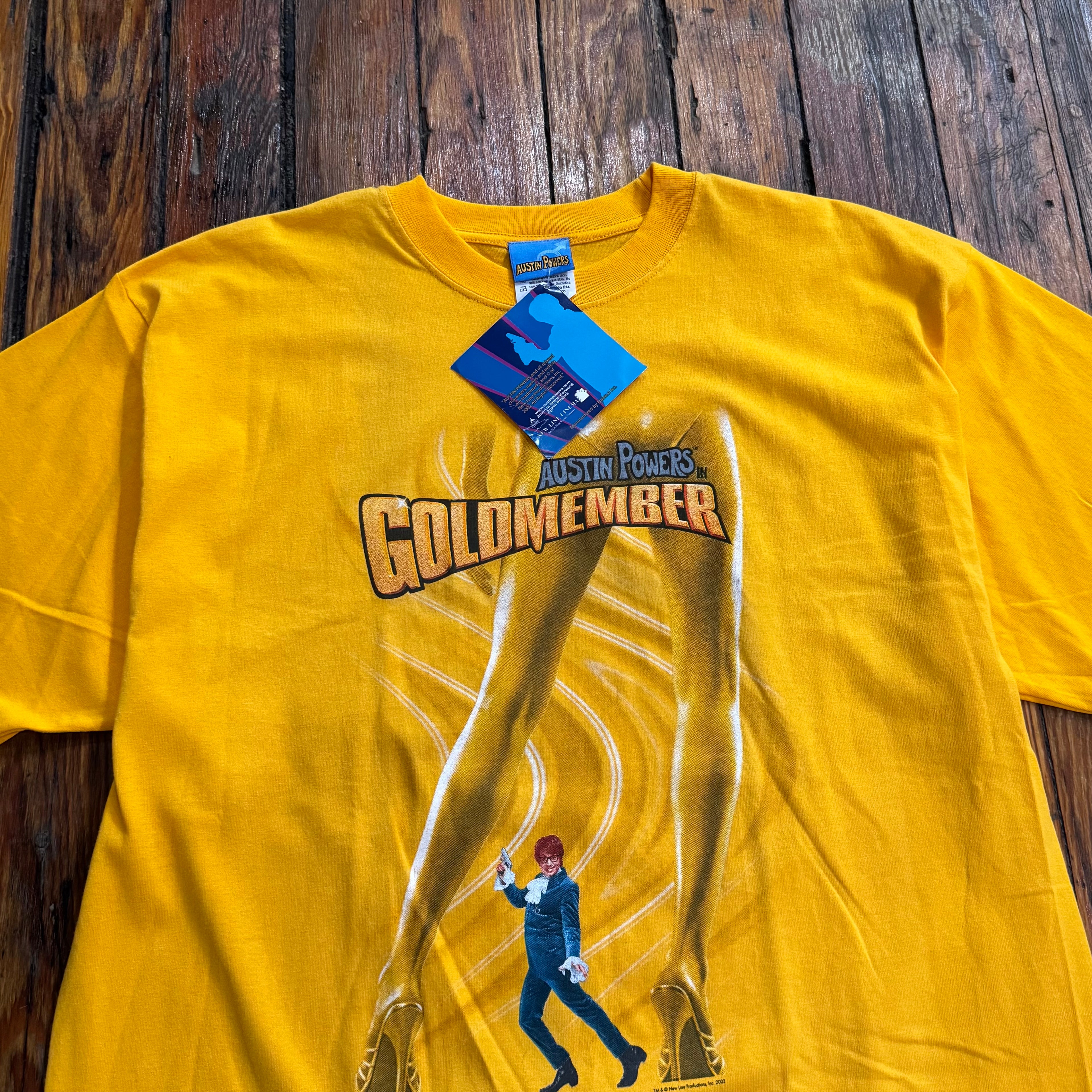 Vintage Austin Powers Goldmember Movie Promo T-shirt Sz XL