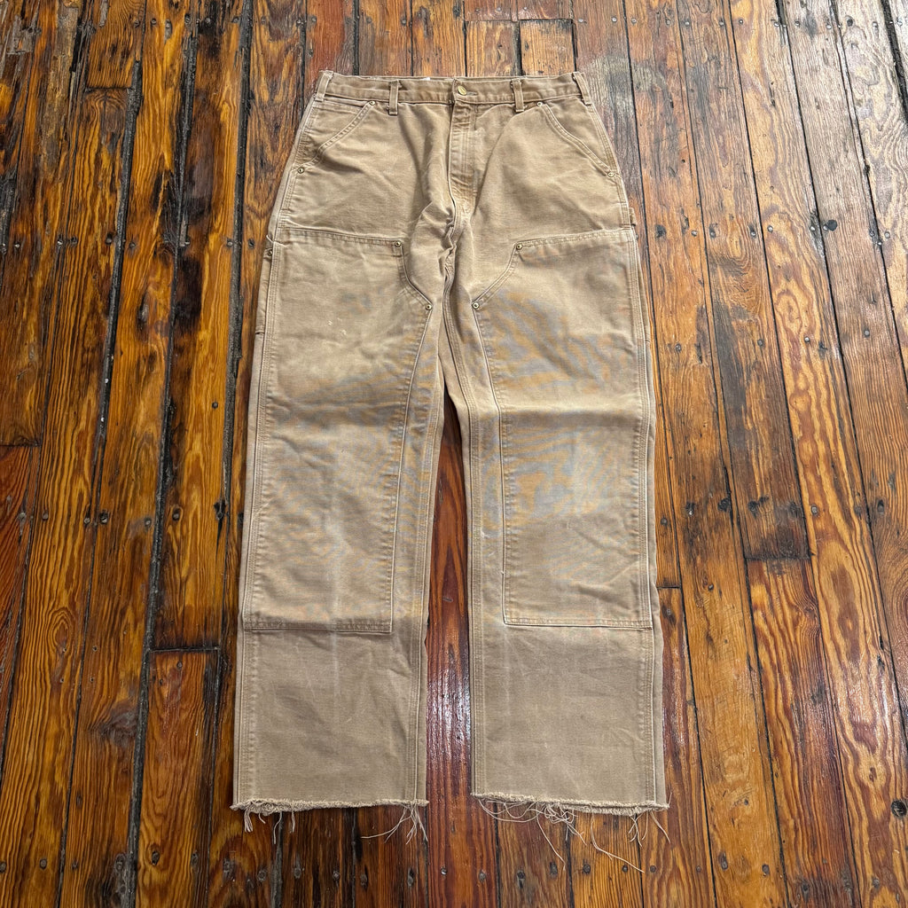 Vintage Carhartt Denim Double Knee Jeans Sz 34x32