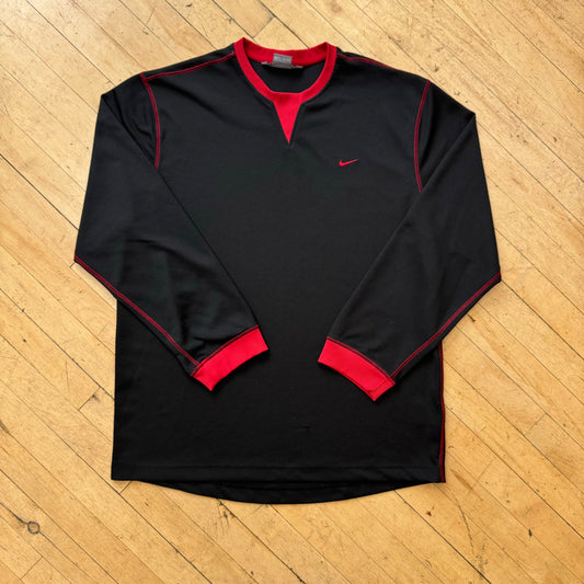 Y2K Nike Long Sleeve Jersey T-shirt Sz XL