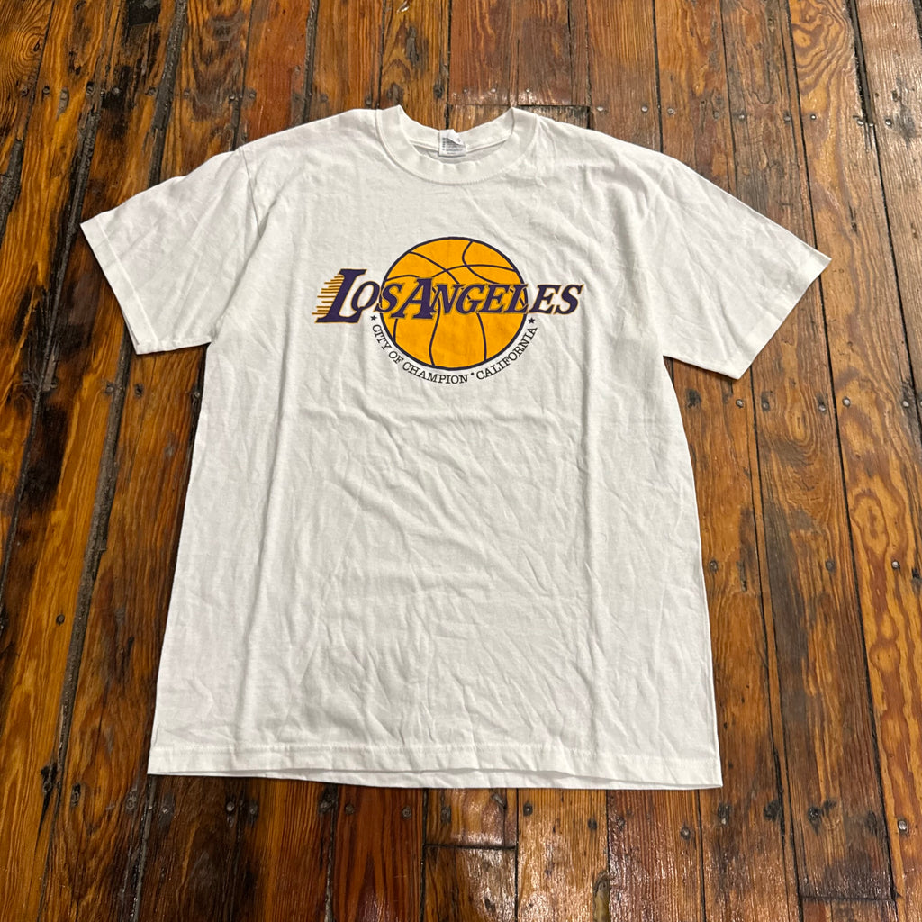 Vintage Las Angeles Lakers Logo T-shirt Sz XL