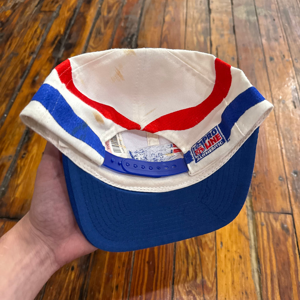 Vintage New England Patriots Ribbon Wave SnapBack (NEW)
