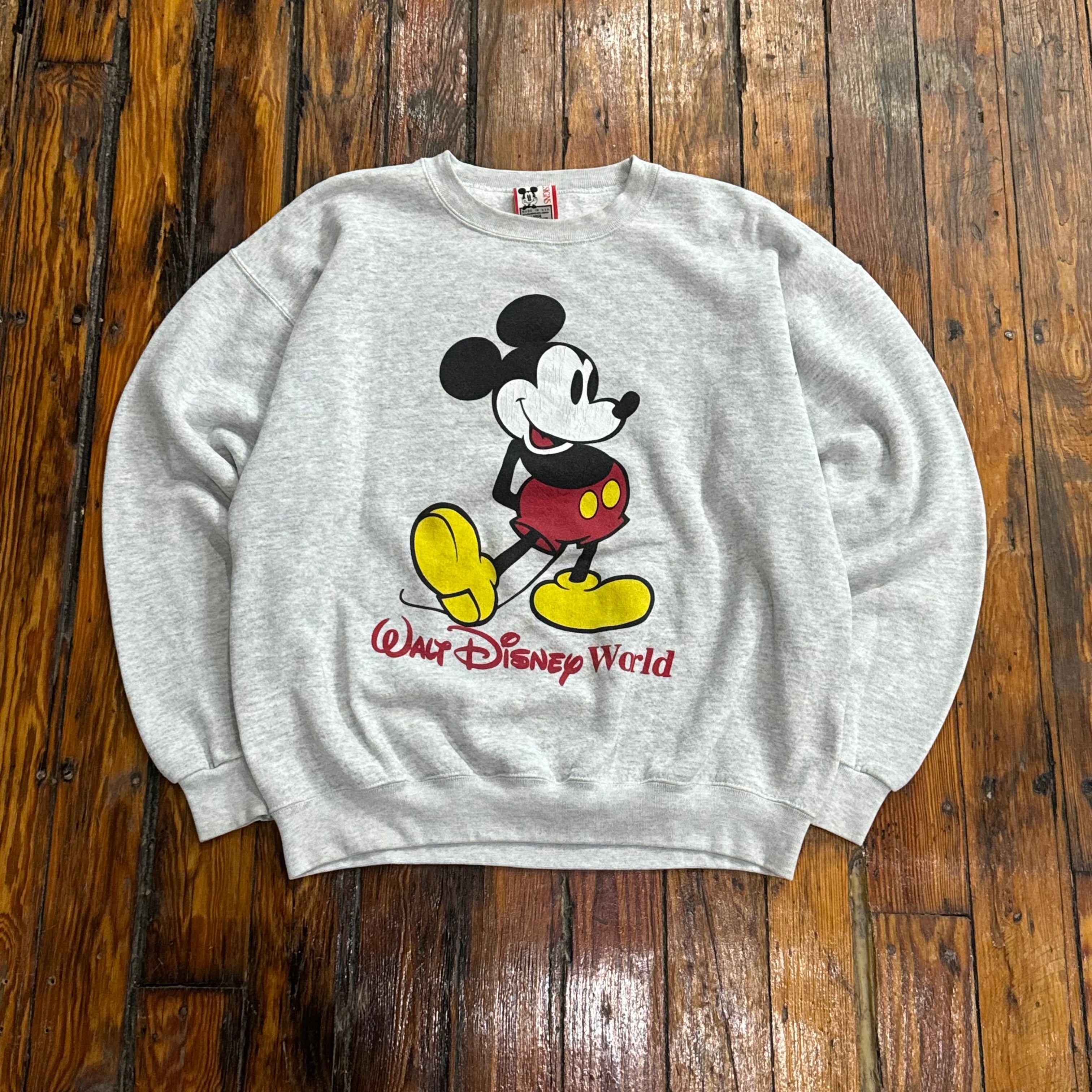 Vintage Mickey Mouse Disney World CrewNeck Sz L