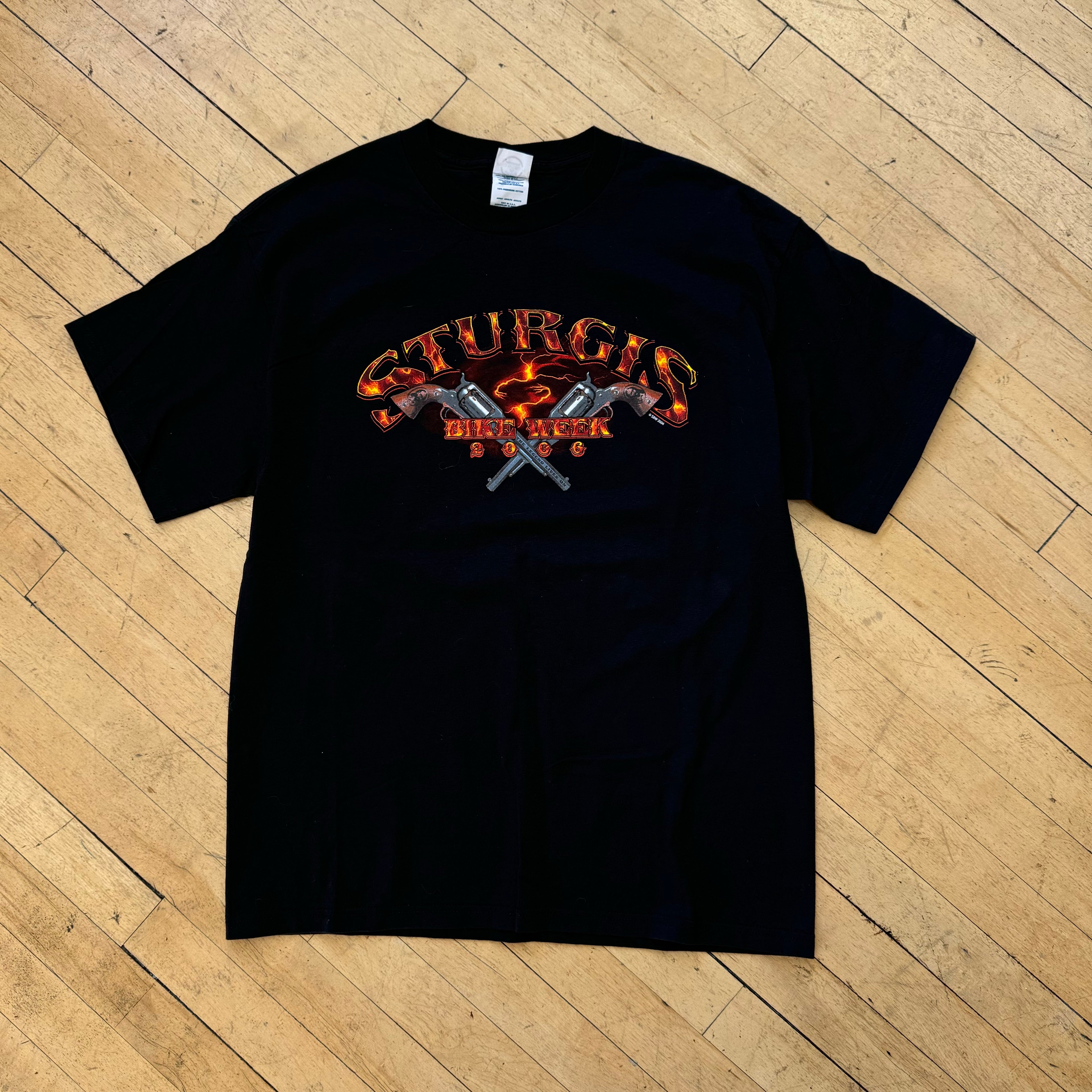 Sturgis Bike Week Flame T-shirt Sz L