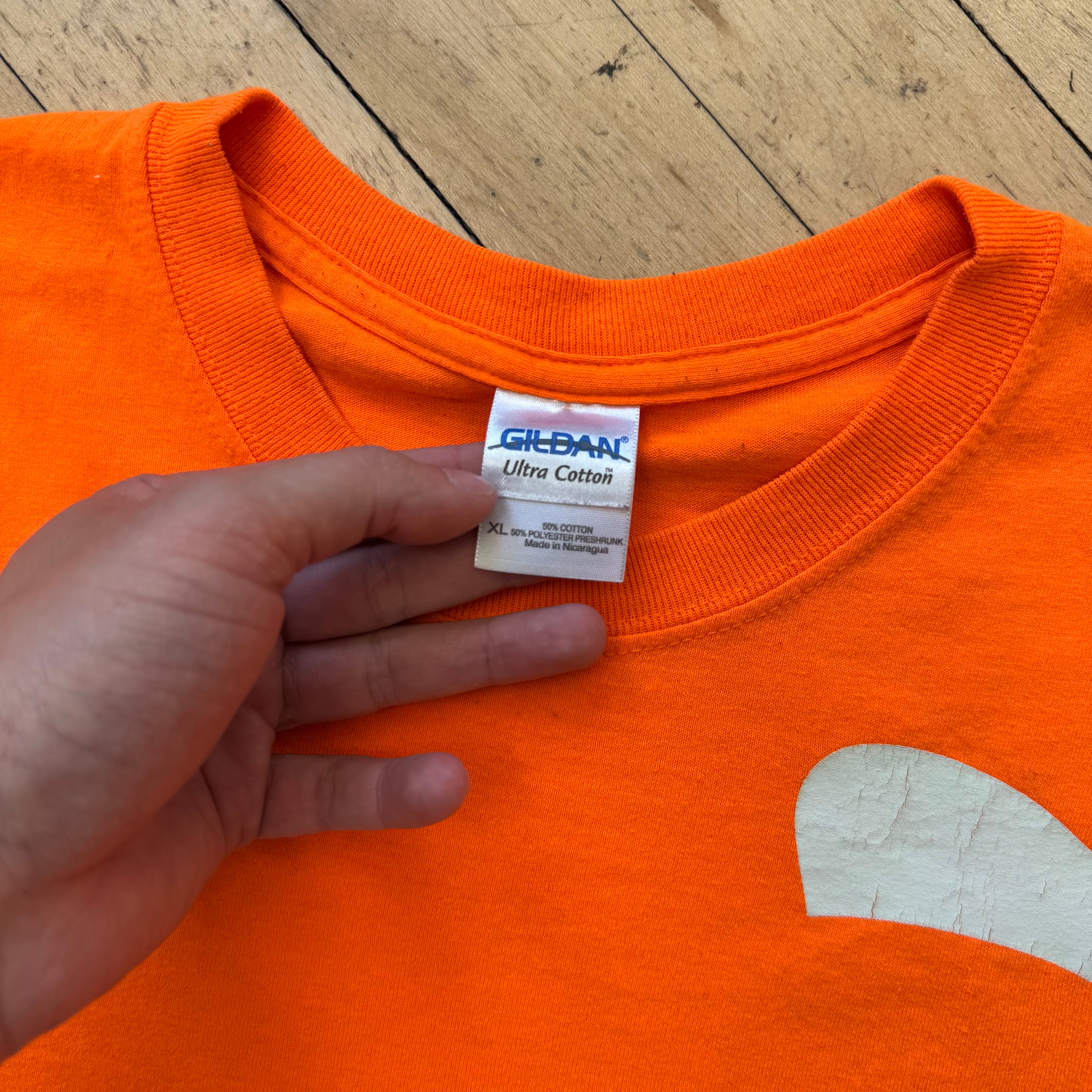 Y2K Orange Kool Aid T-shirt Sz XL