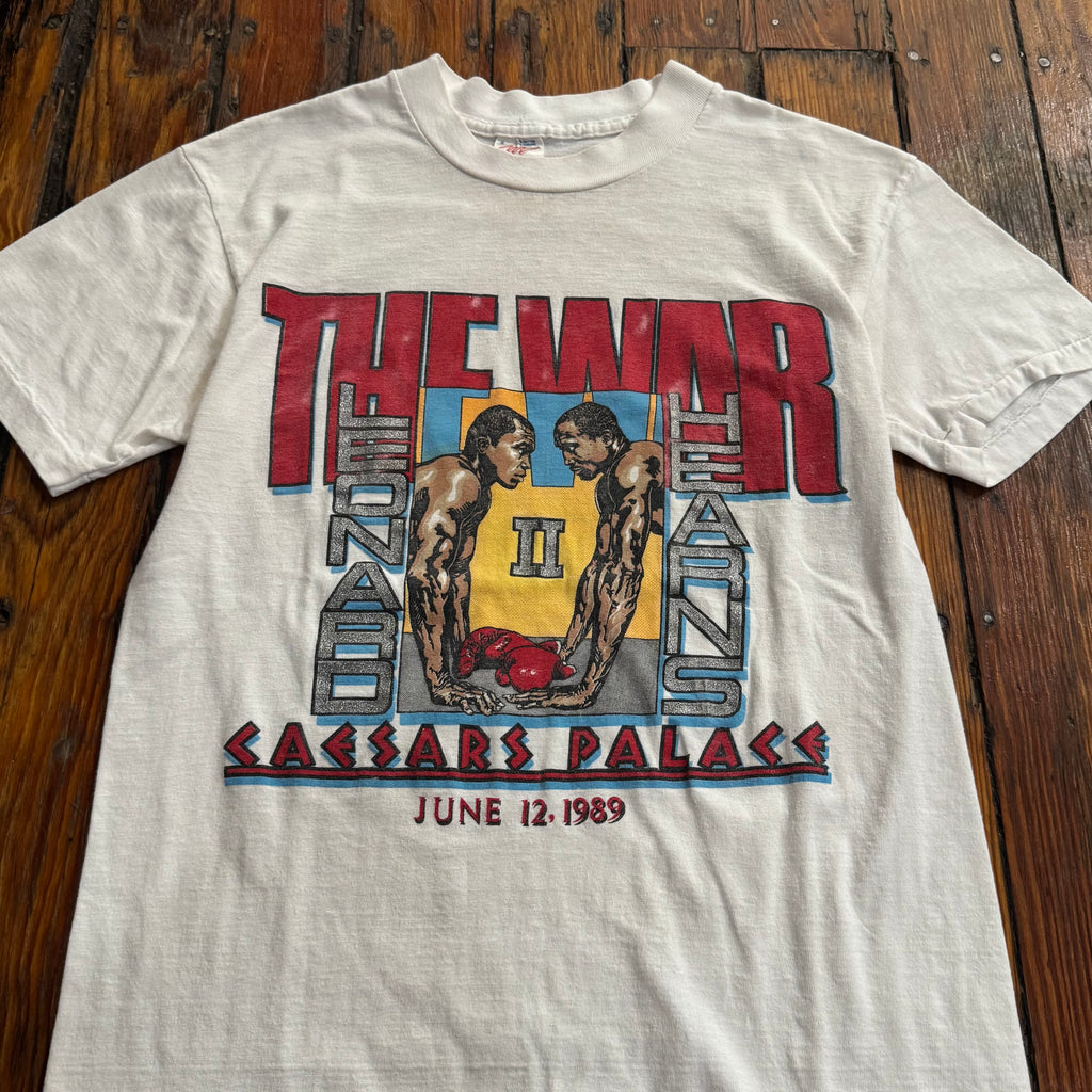 Vintage The War Caesars Palace Leonard Vs Hearns T-shirt Sz S
