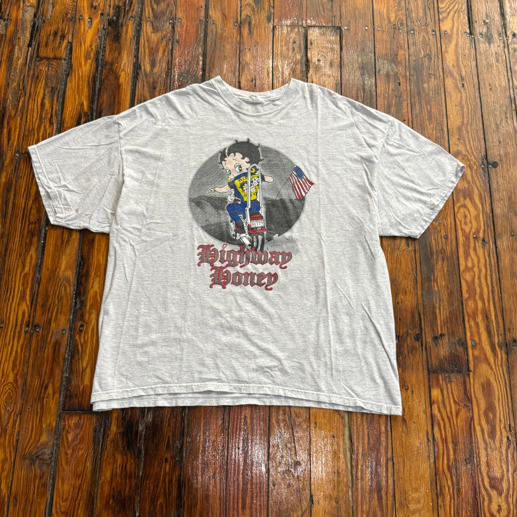 Vintage Betty Boop Motorcycle T-shirt Sz XXL