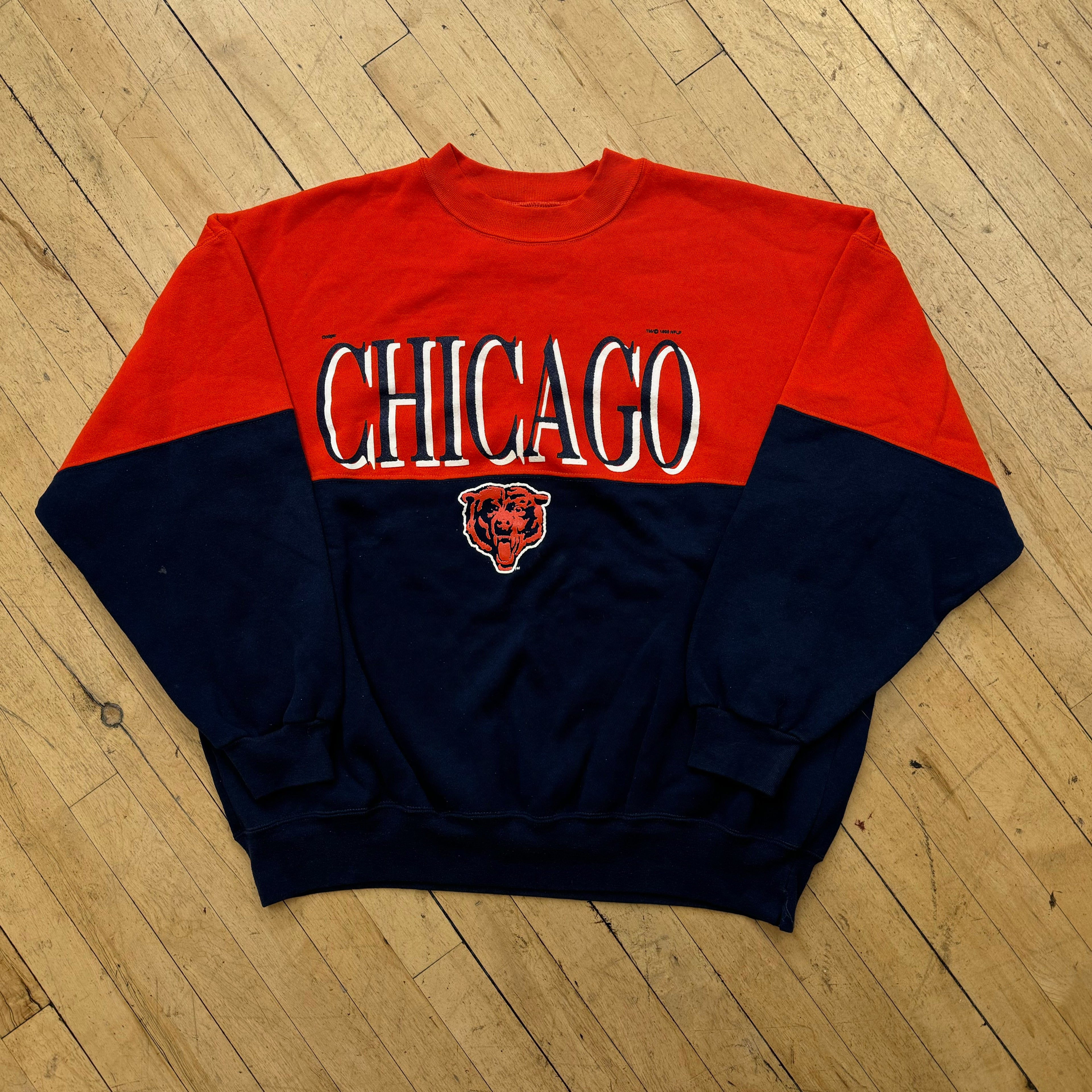 Vintage Chicago Bears Two Tone Crewneck Sz XL