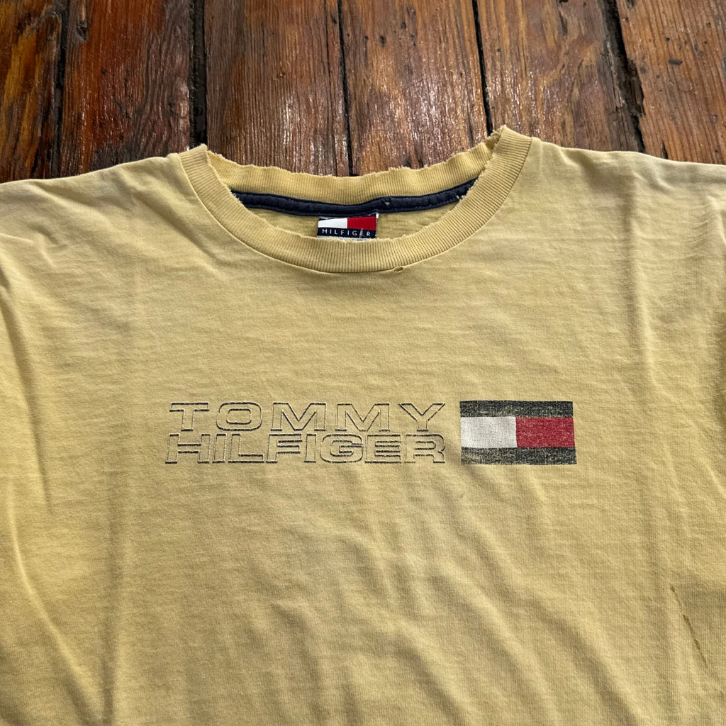 Vintage Thrashed Tommy Hilfiger T-shirt Sz L