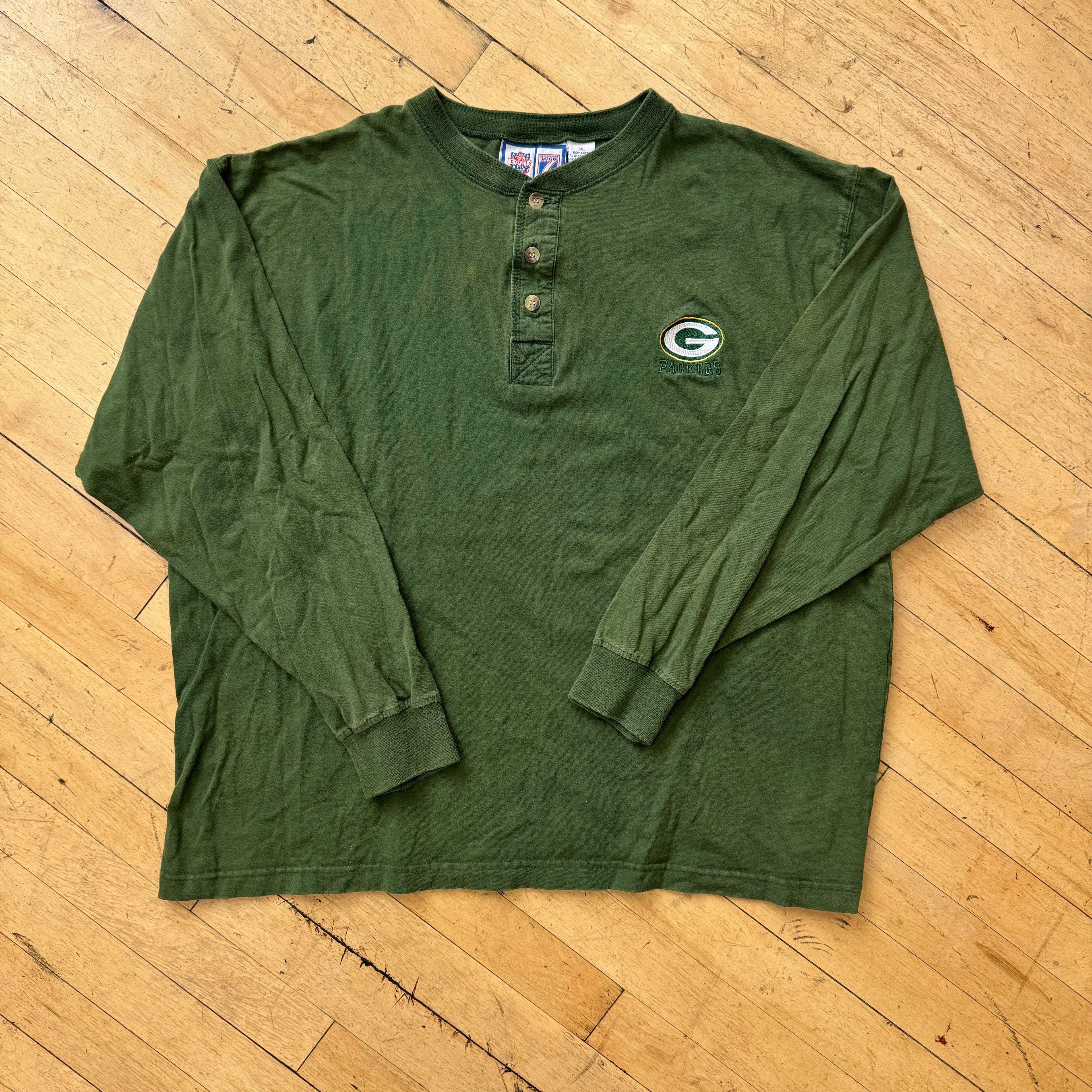 Vintage Green Bay Packers L/S T-shirt Sz L