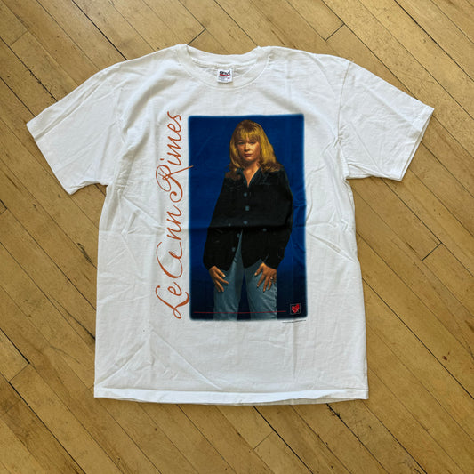 Vintage Leann Rimes portrait T-shirt Sz L