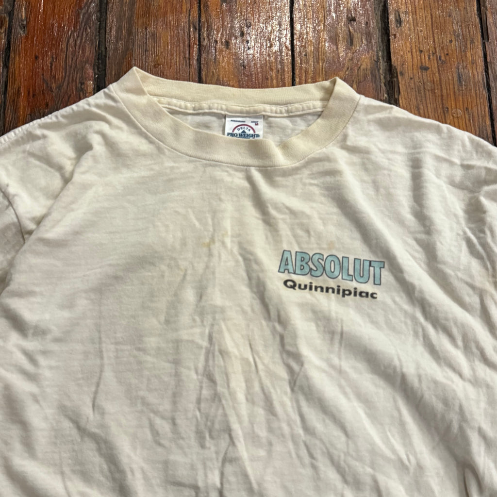 Vintage Absolute Vodka Long Sleeve T-shirt Sz M