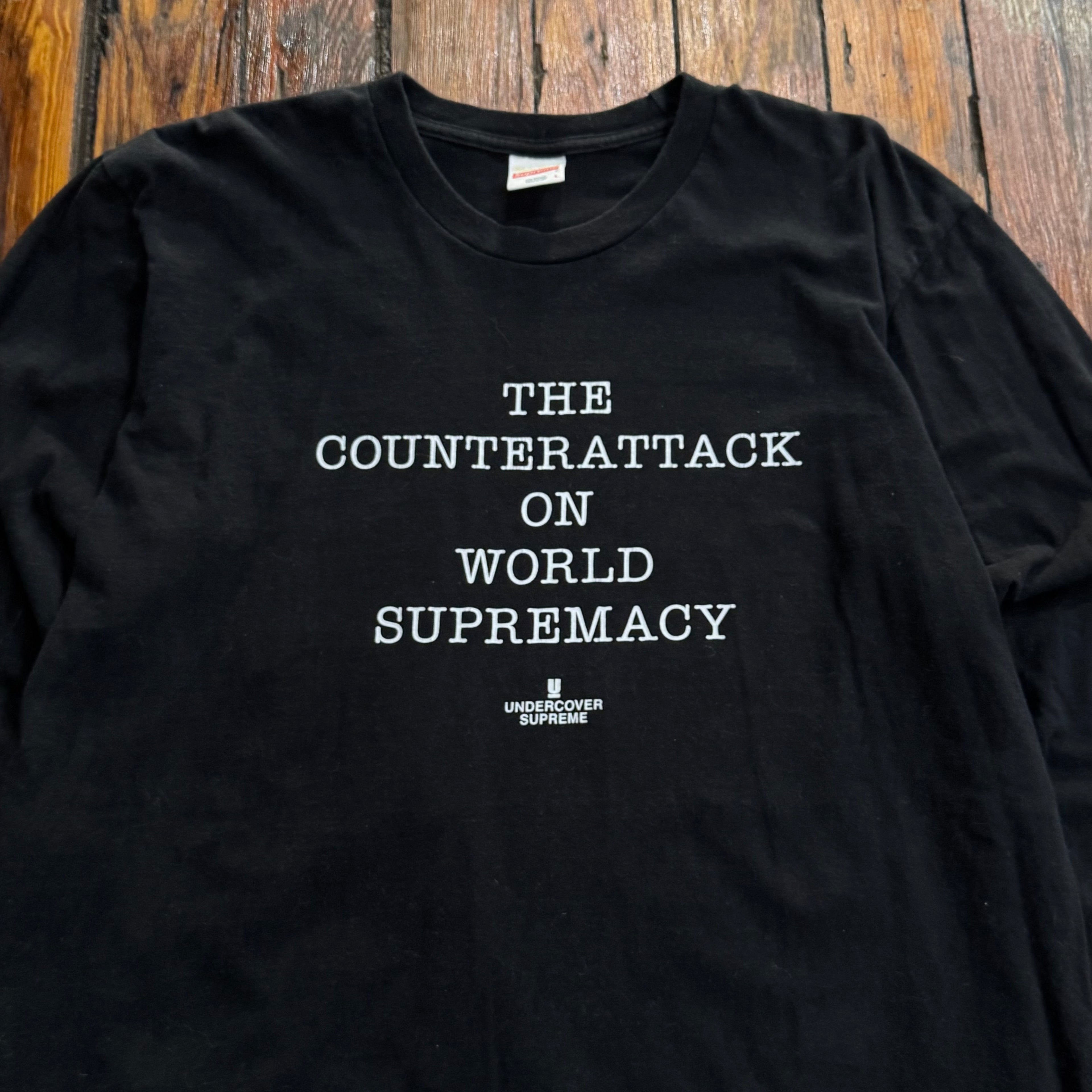 Supreme X Undercover Public Enemy S18 T-shirt Sz L