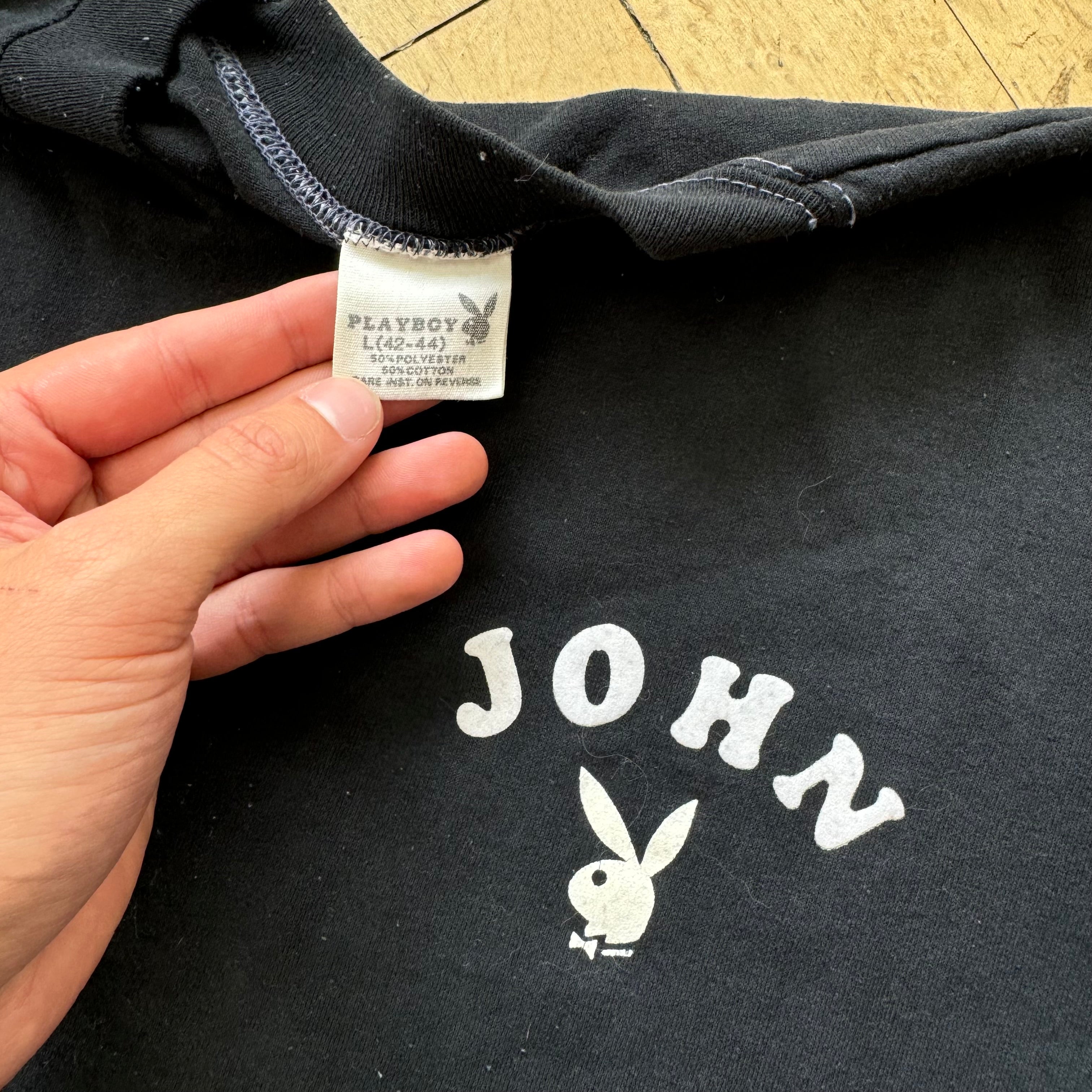 Vintage PlayBoy John T-shirt Sz L