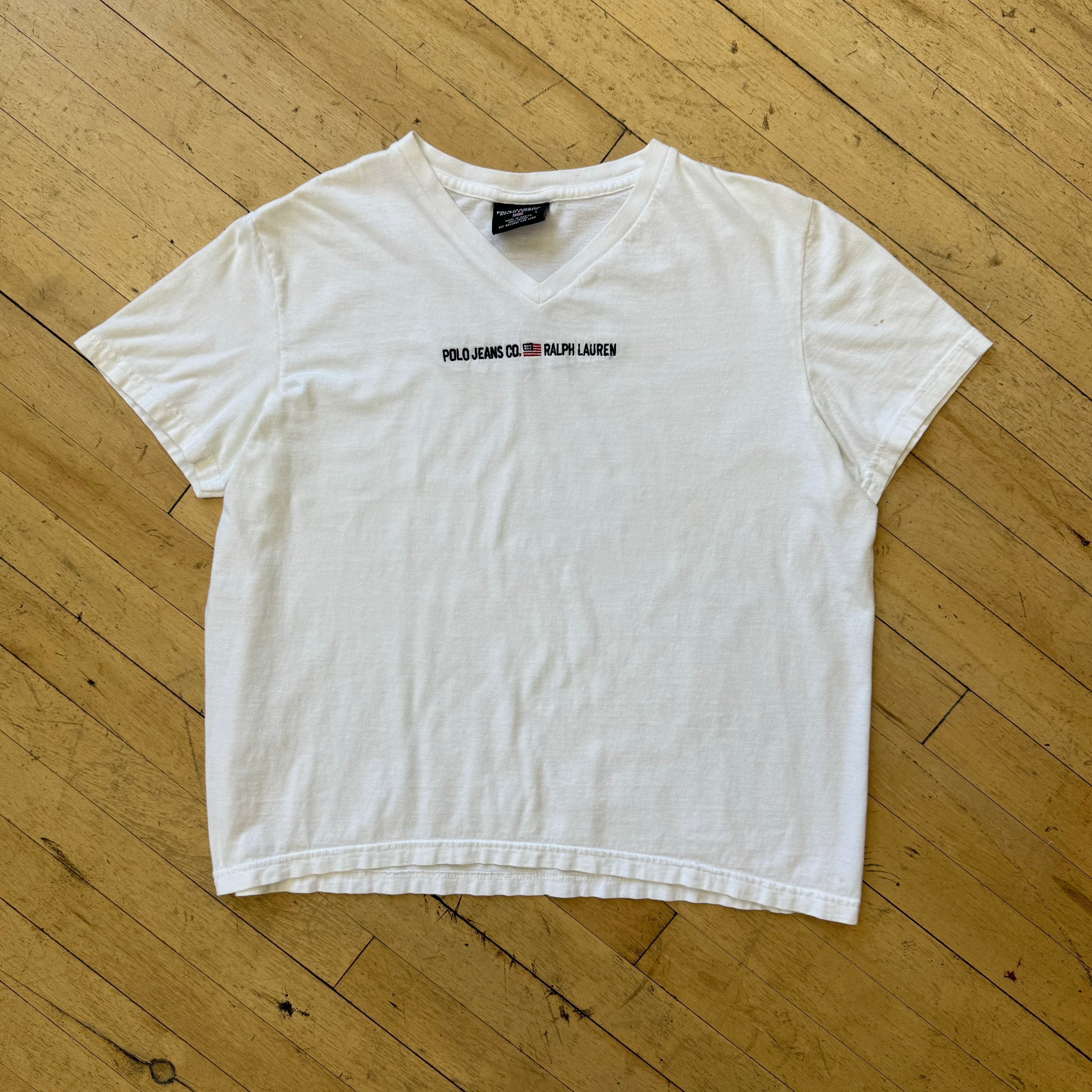 Vintage Polo Jeans Co RL T-shirt Sz L