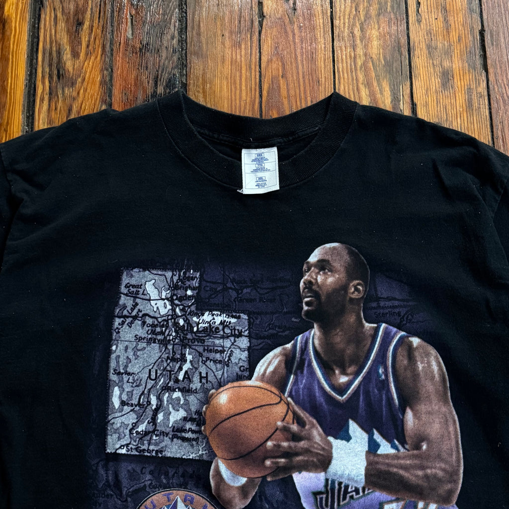 Vintage Karl Malone Pro-Player T-shirt Sz XXL