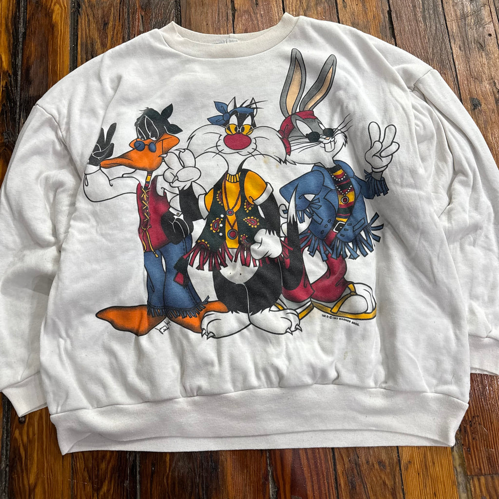 Vintage Looney Tunes Hip-Hop Crewneck Sz L