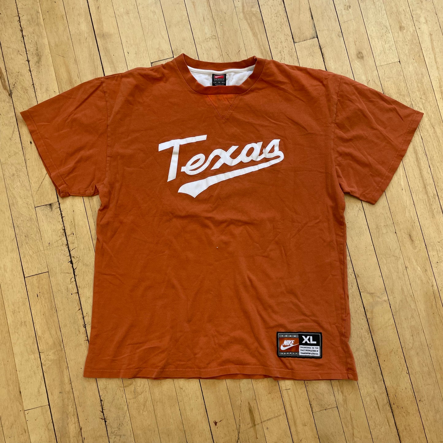 Vintage Team Nike Texas LongHorns T-shirt Sz XL