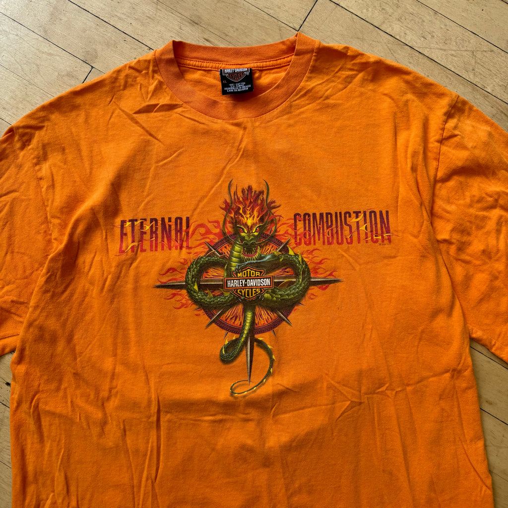 Vintage Dragon Harley Davidson OuterBanks T-shirt Sz XL