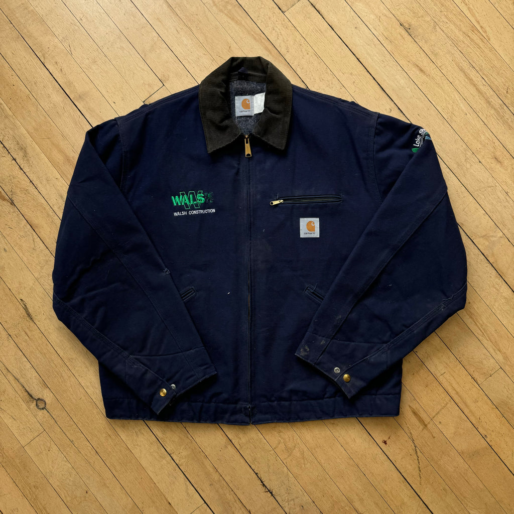 Vintage Navy Carhartt Detroit Jacket Sz L