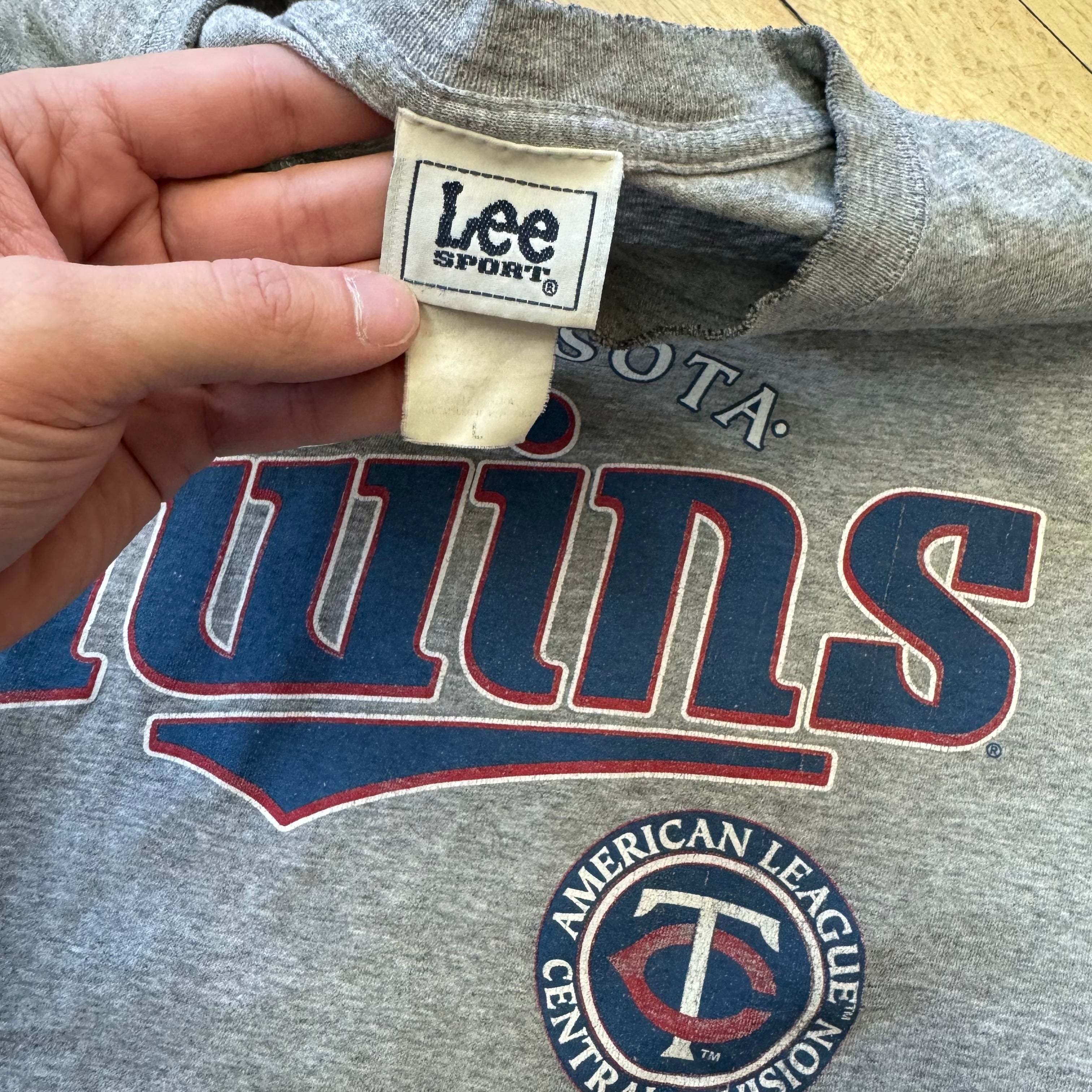 Vintage Lee Sports Minnesota Twins T-shirt Sz L