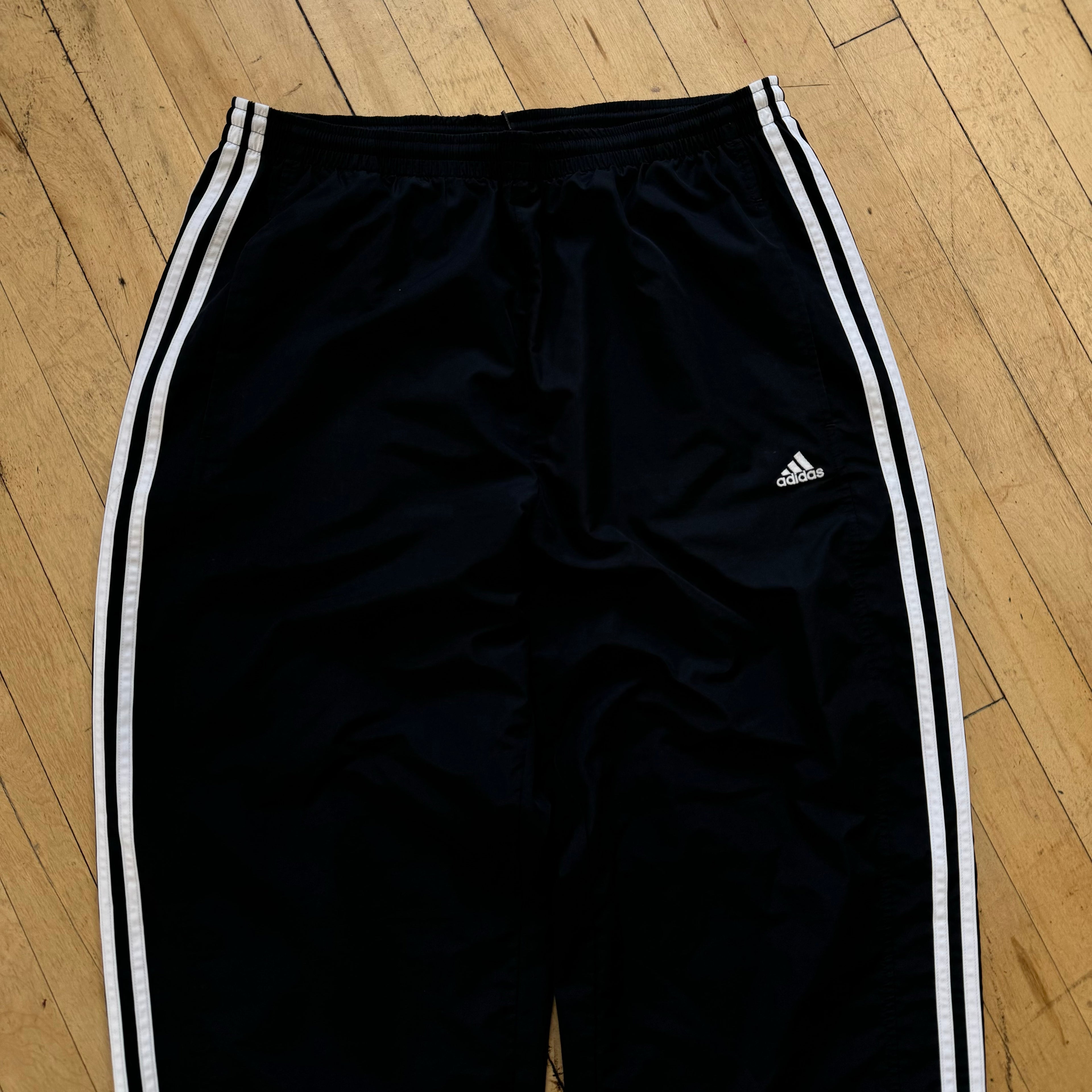 Vintage BLK Adidas Trackpants Sz L