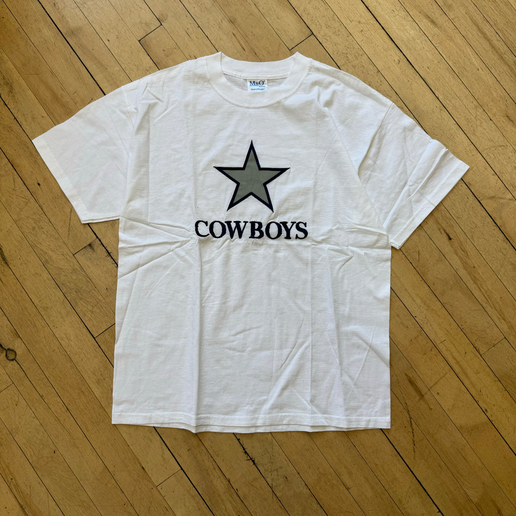 Vintage Cowboys embroidered T-shirt Sz L