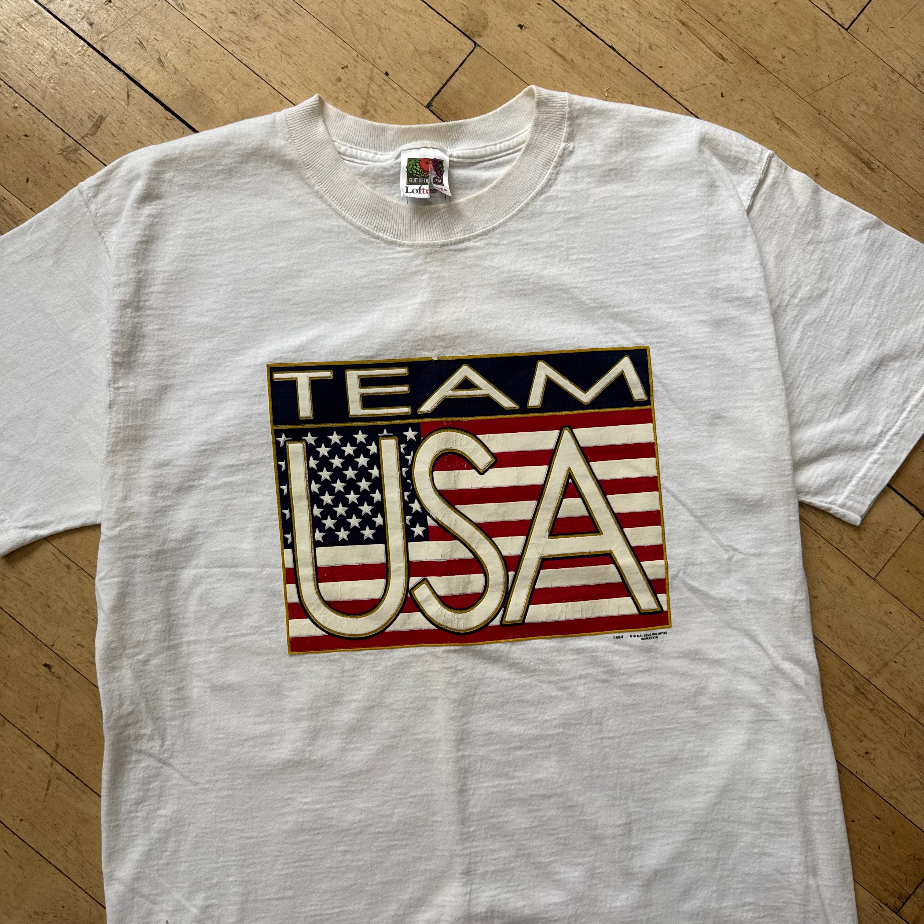 Vintage Team USA T-shirt Sz L