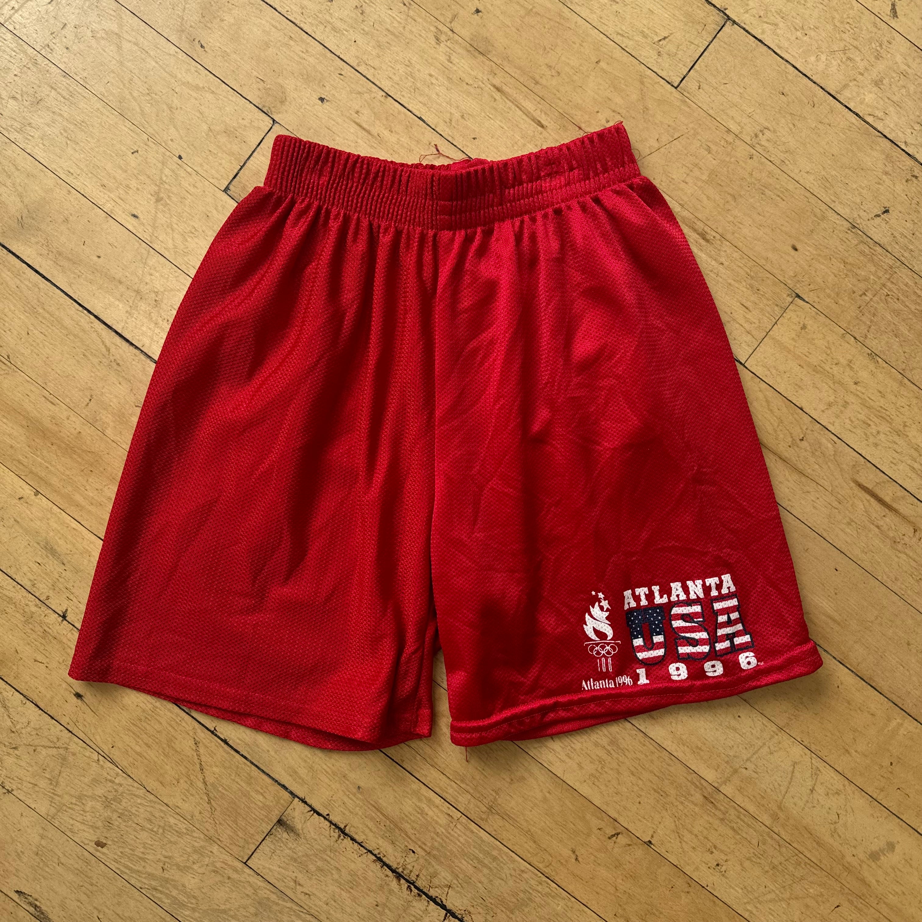 Vintage Atlanta Olympics Shorts Sz 8-10