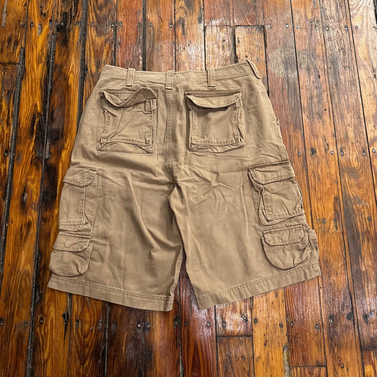 Y2K Industrial Exchange Cargo Khaki Shorts Sz 32