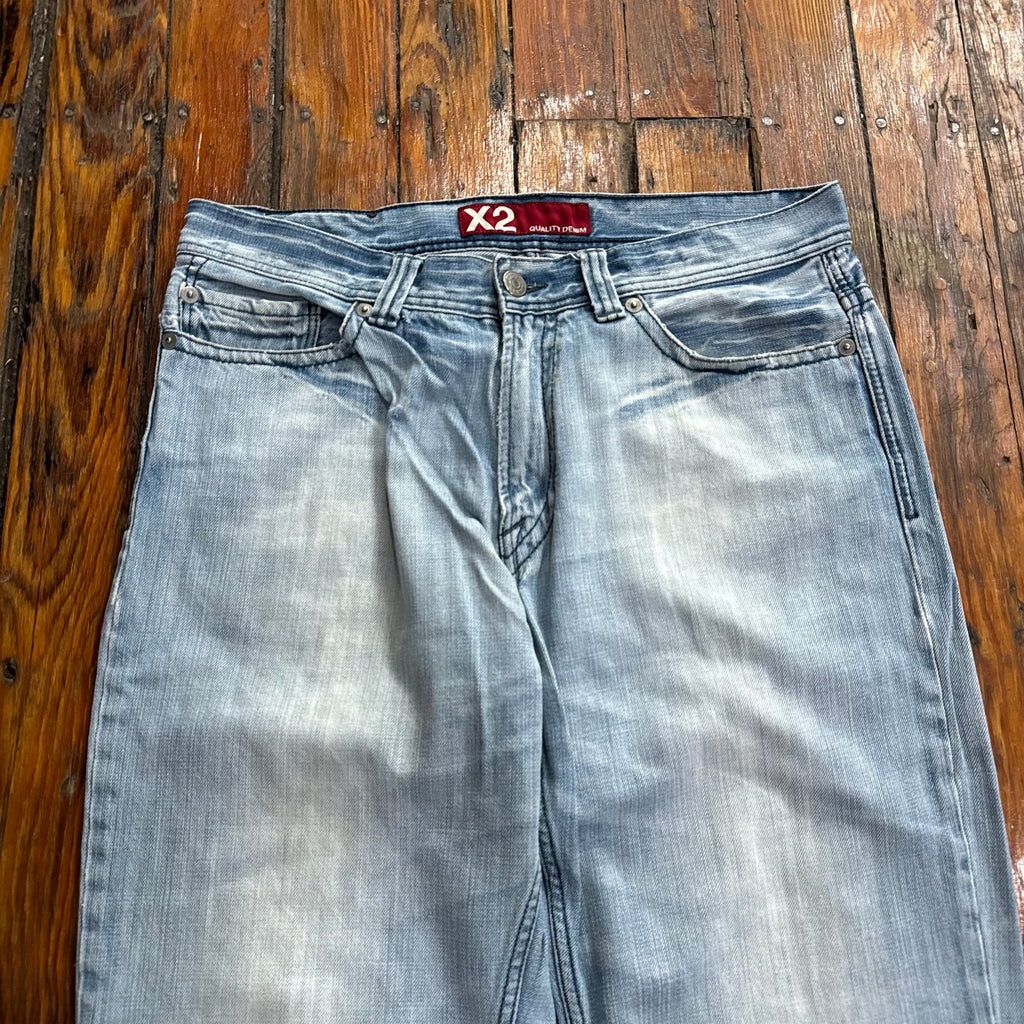 Y2K XS Bootcut Denim Jeans Sz 36x34