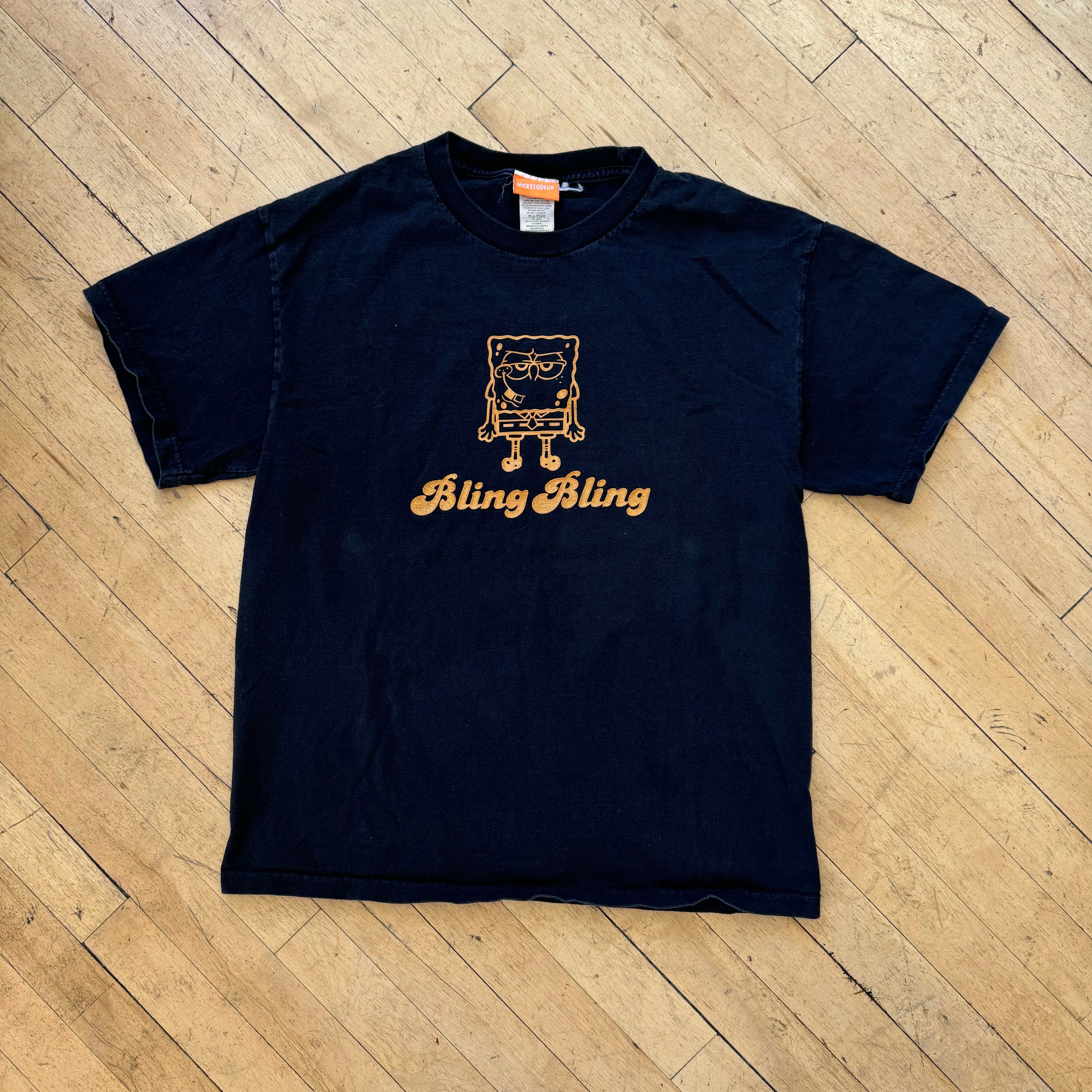 Y2K SpongeBob Pirate T-shirt Sz M