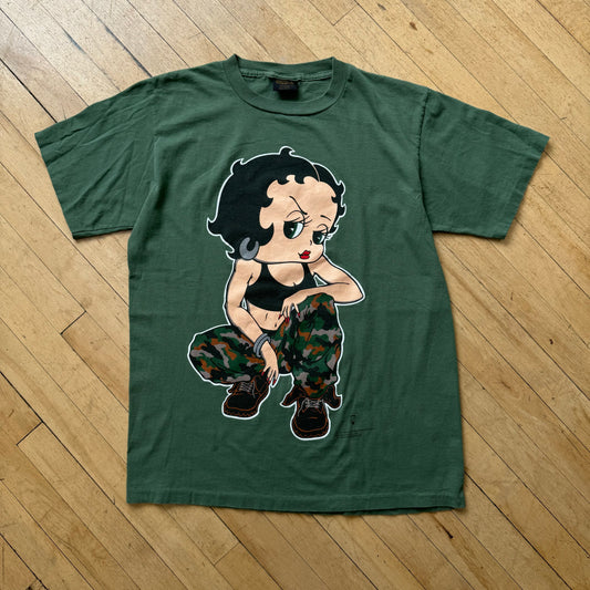 Vintage Girls Rule Betty Boop T-shirt Sz L