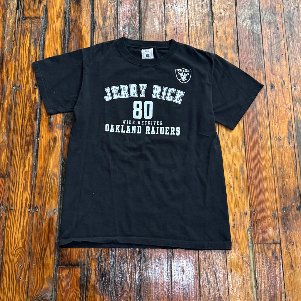 Vintage Jerry Rice Oakland Raiders T-shirt Sz M