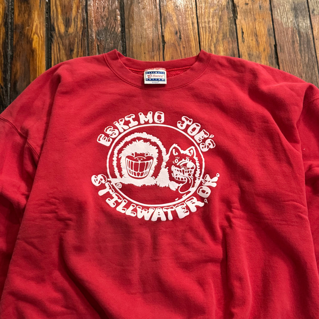 Vintage Eskimo Joes Stillwater OK CrewNeck Sz XL