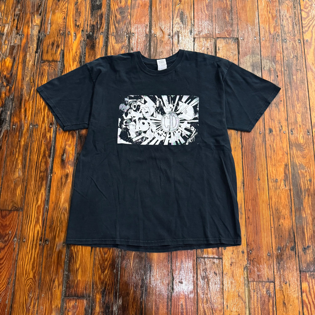 Y2K Last Stop CD Shop T-shirt Sz XL