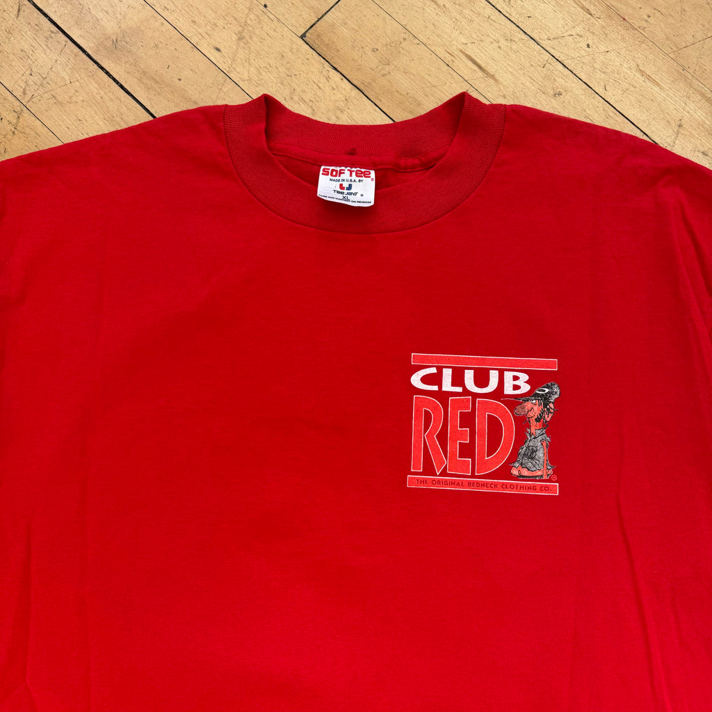 Vintage Club Red Redbeck Racing Team T-shirt Sz XL