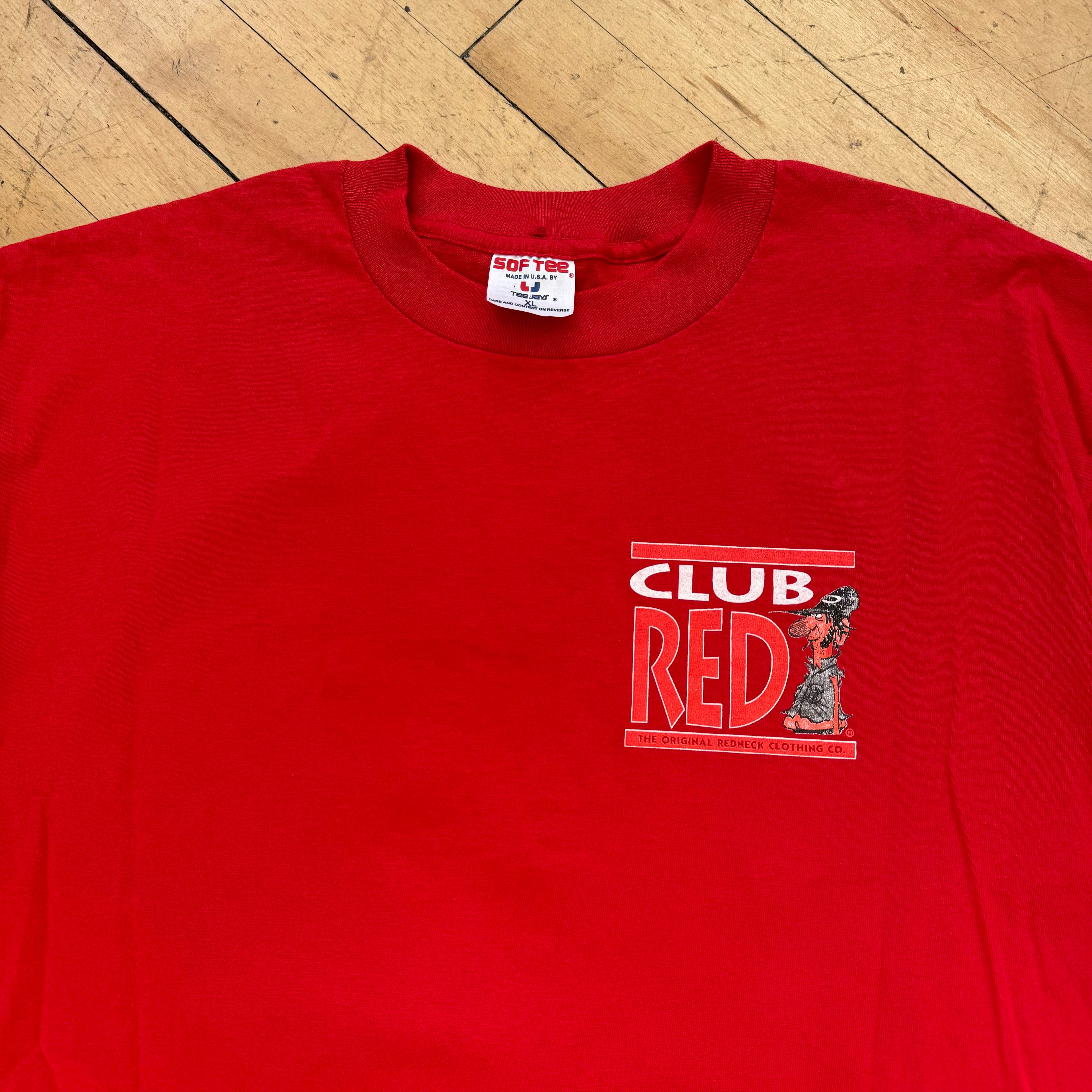 Vintage Club Red Redbeck Racing Team T-shirt Sz XL