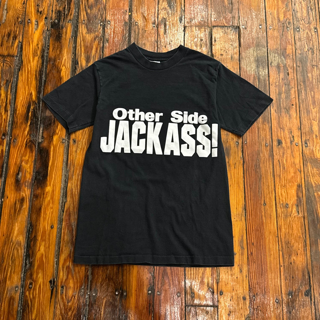 Vintage WWF Stone Cold Other Side JackA** T-shirt Sz S