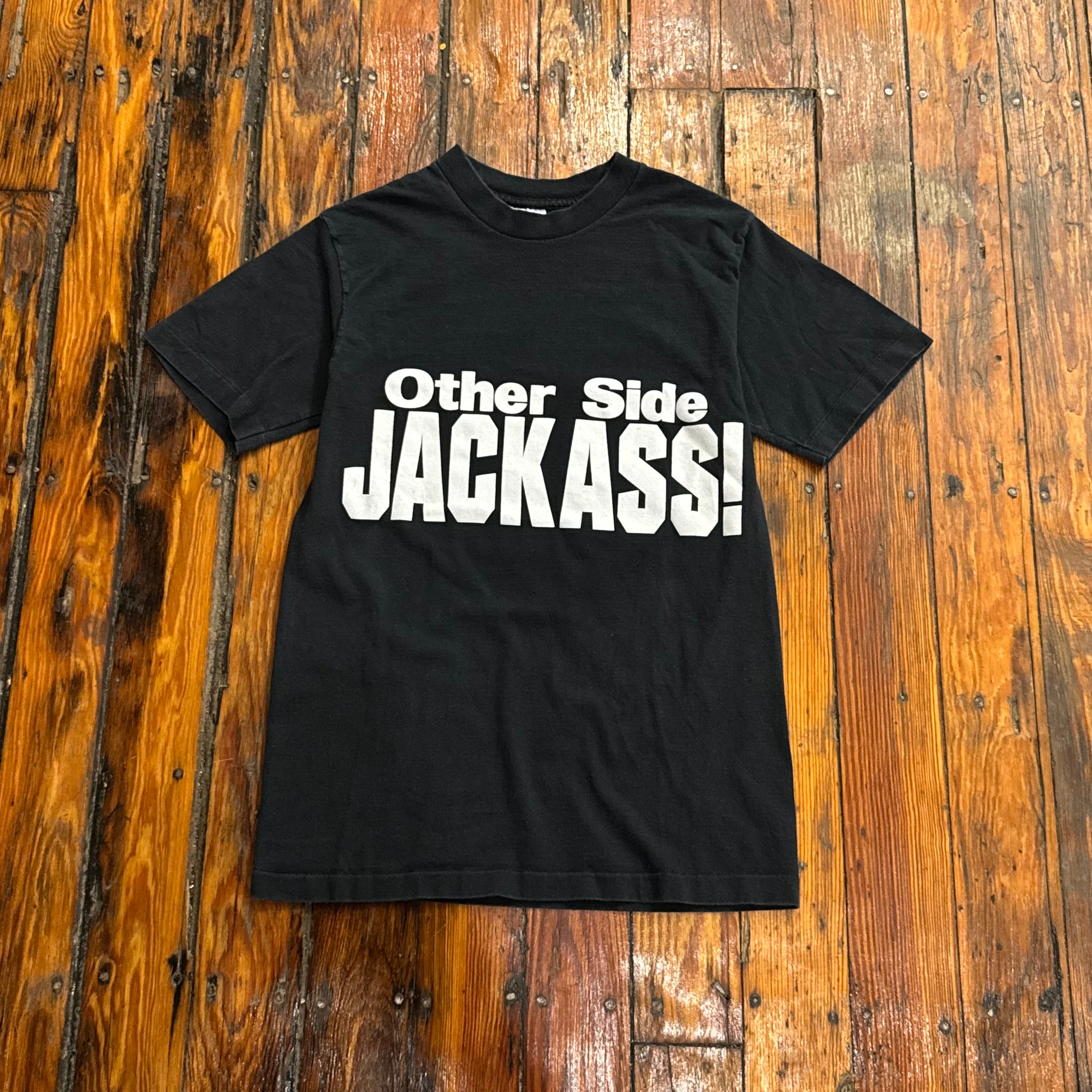 Vintage WWF Stone Cold Other Side JackA** T-shirt Sz S