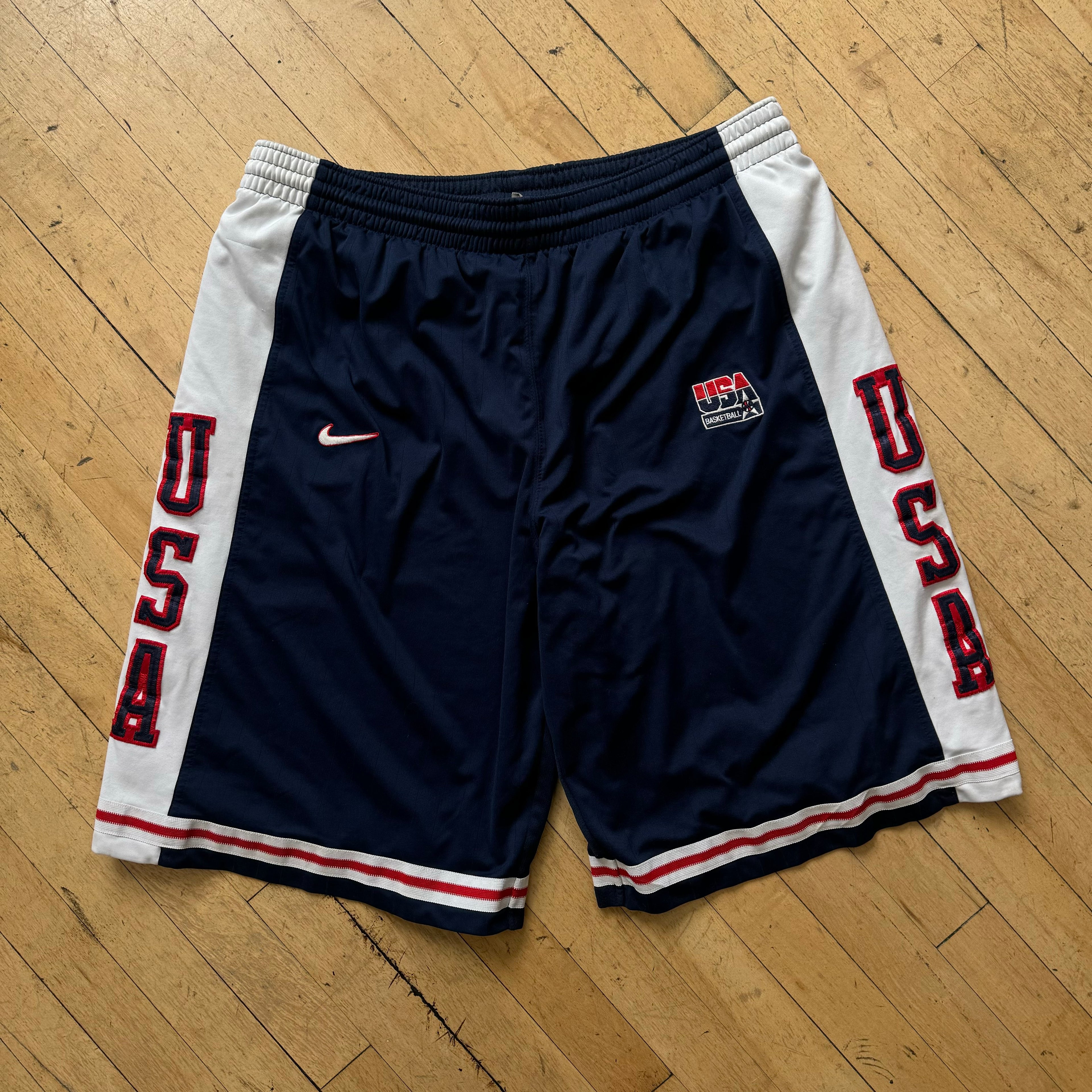 Vintage USA Basketball Shorts Sz L & XL