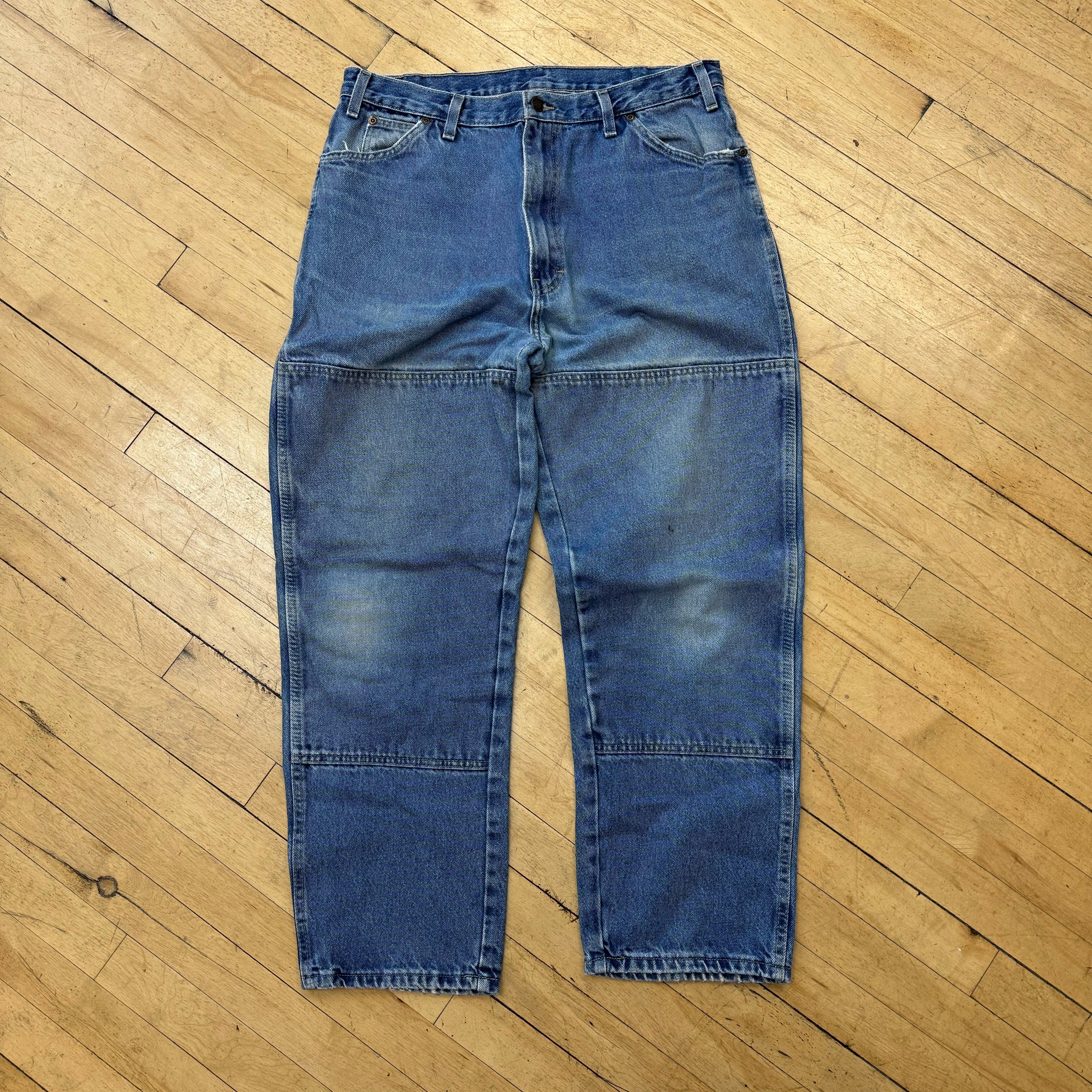 Vintage Dickies Dounle Knee Denim Jeans Sz 38x30