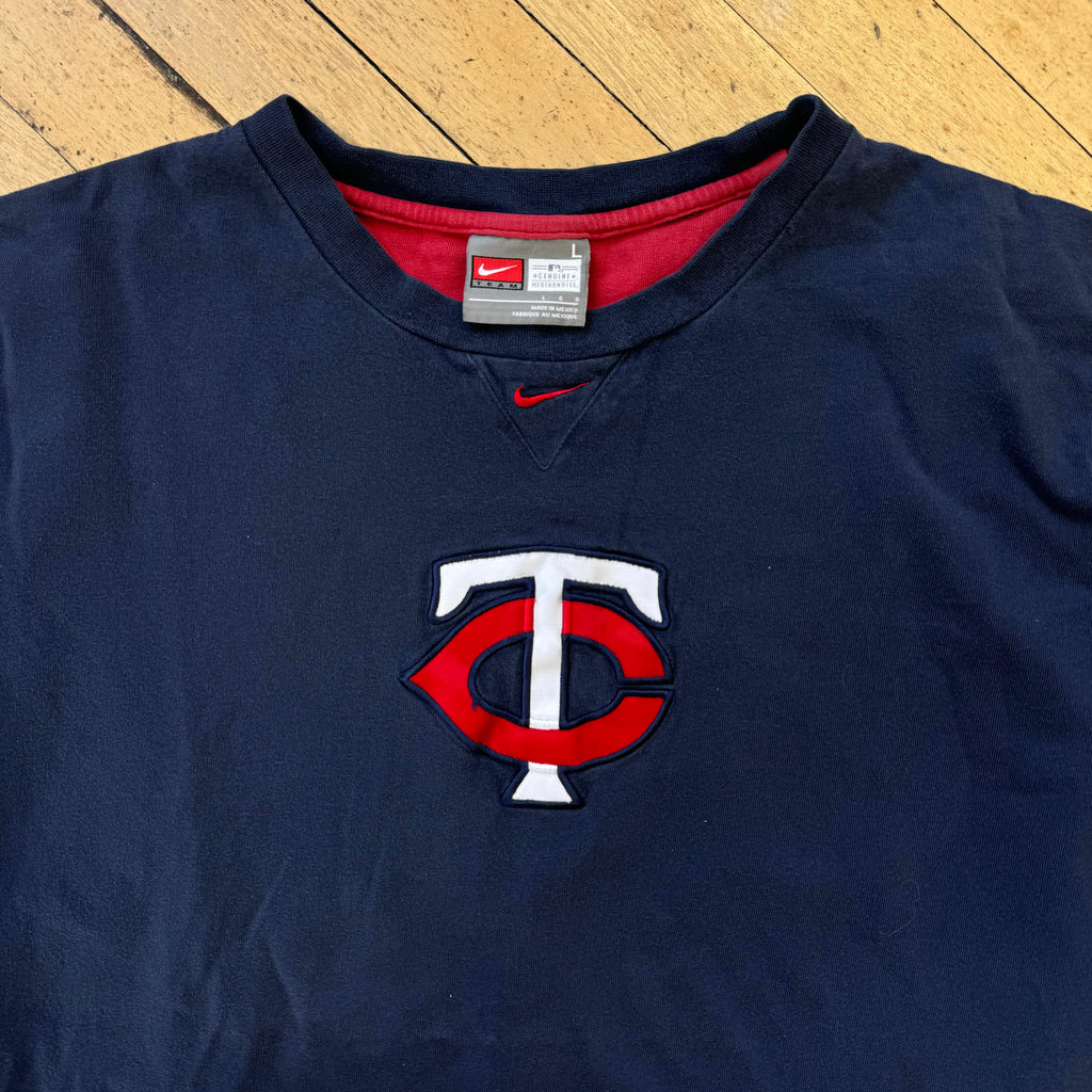 Vintage Minnesota Twins Center Swoosh T-shirt Sz L