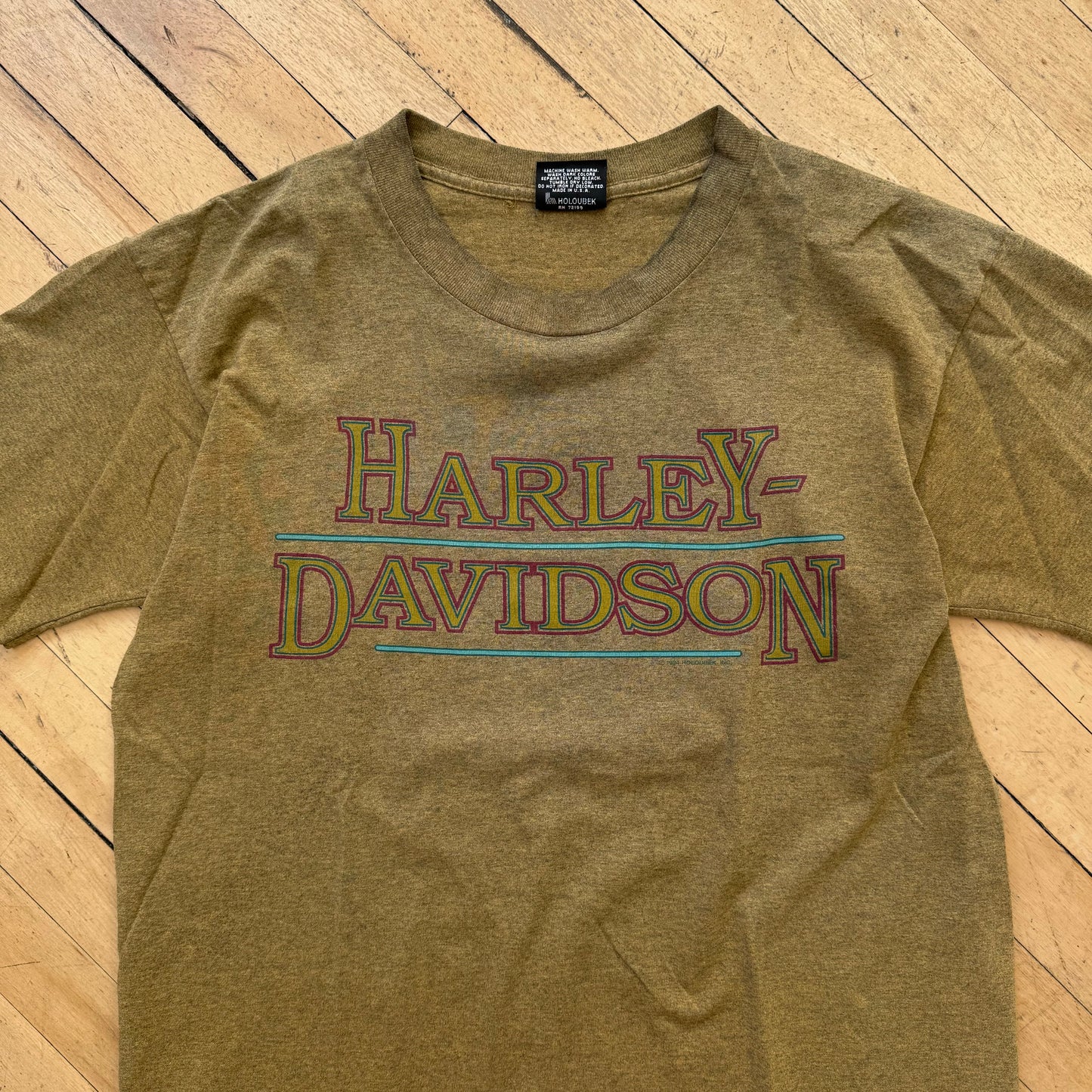 Vintage Harley Davidson Cherokee Iowa T-shirt Sz L