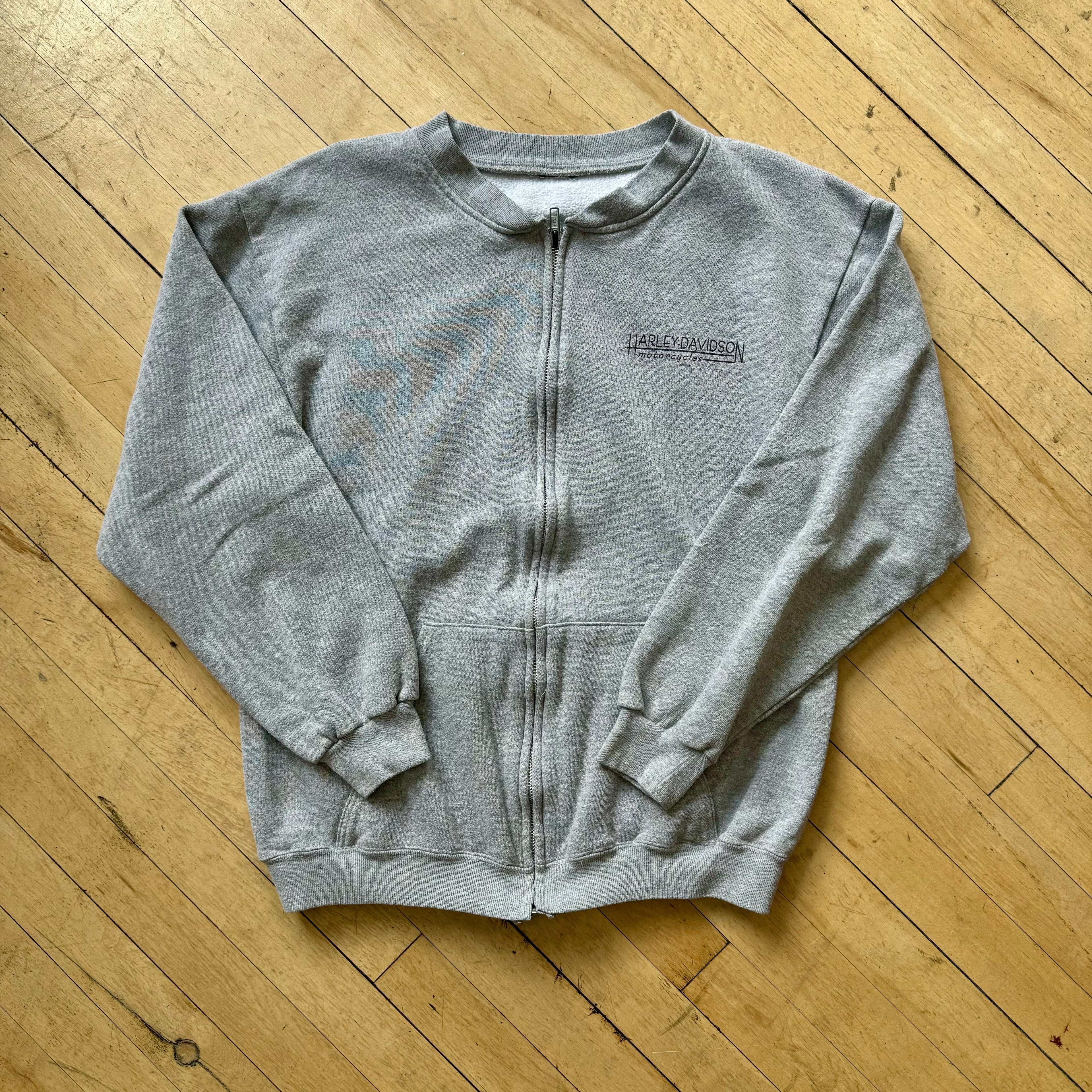 Vintage Harley Davidson Crewneck Jacket Sz S