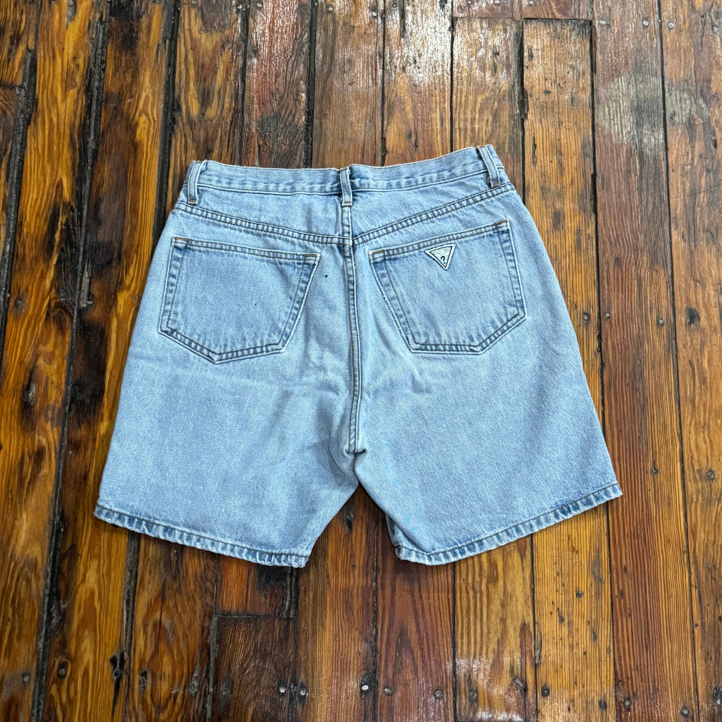 Vintage Guess USA Denim Jean Shorts Sz 30
