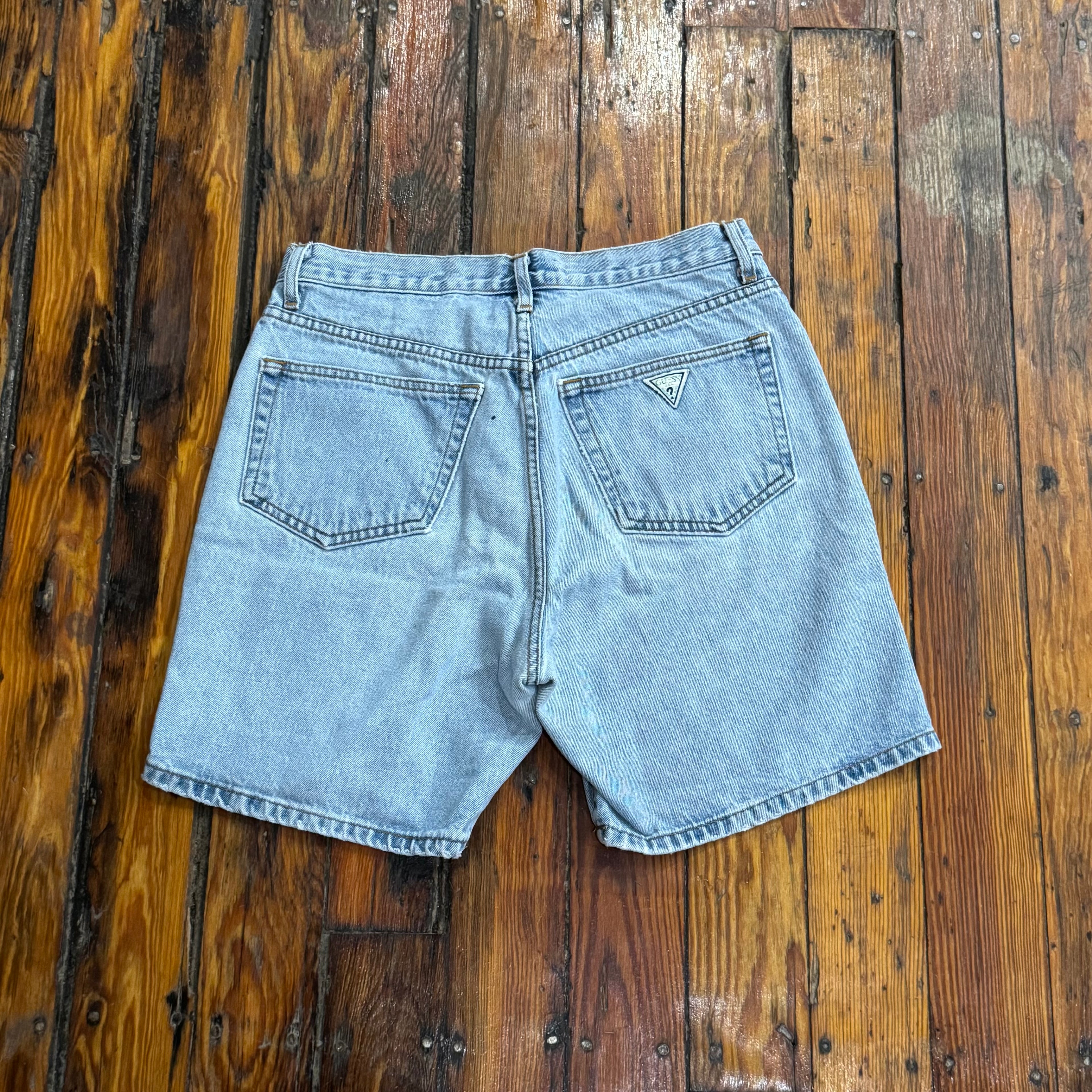 Vintage Guess USA Denim Jean Shorts Sz 30